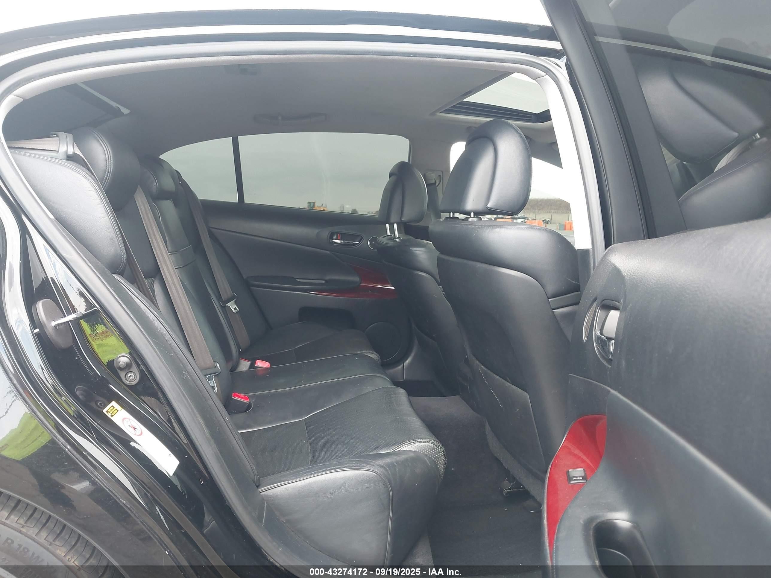 2007 Lexus Gs 450h   Черный vin: JTHBC96S175004776