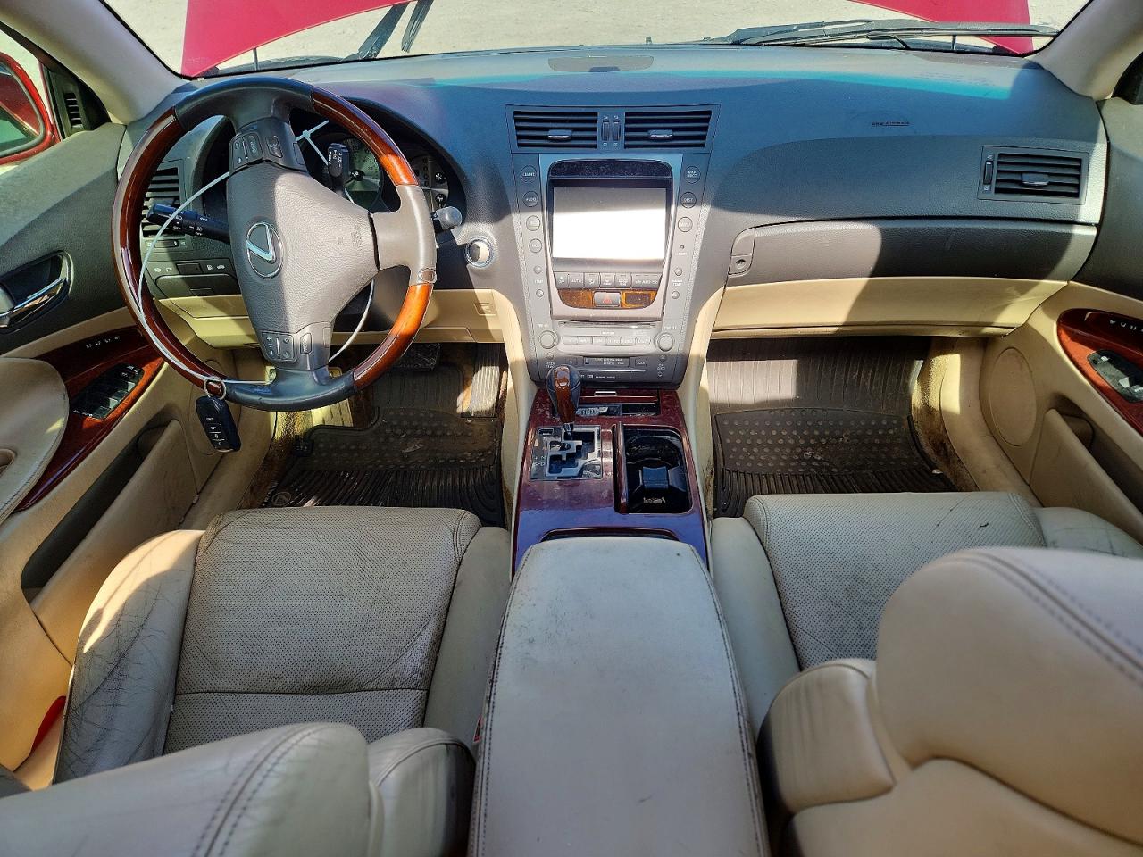 2007 Lexus Gs 450h Красный vin: JTHBC96S175011937