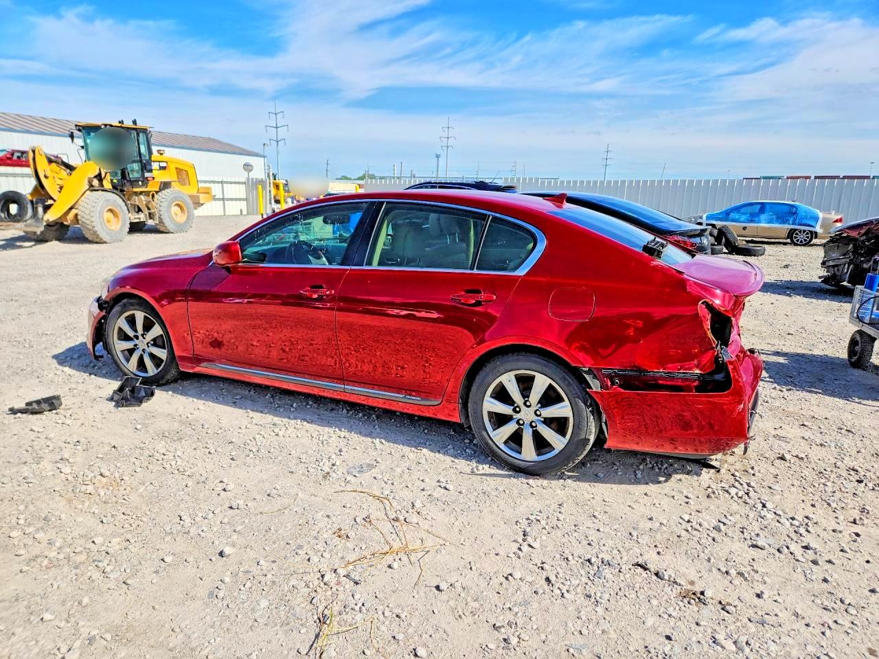 2007 Lexus Gs 450h Красный vin: JTHBC96S175011937