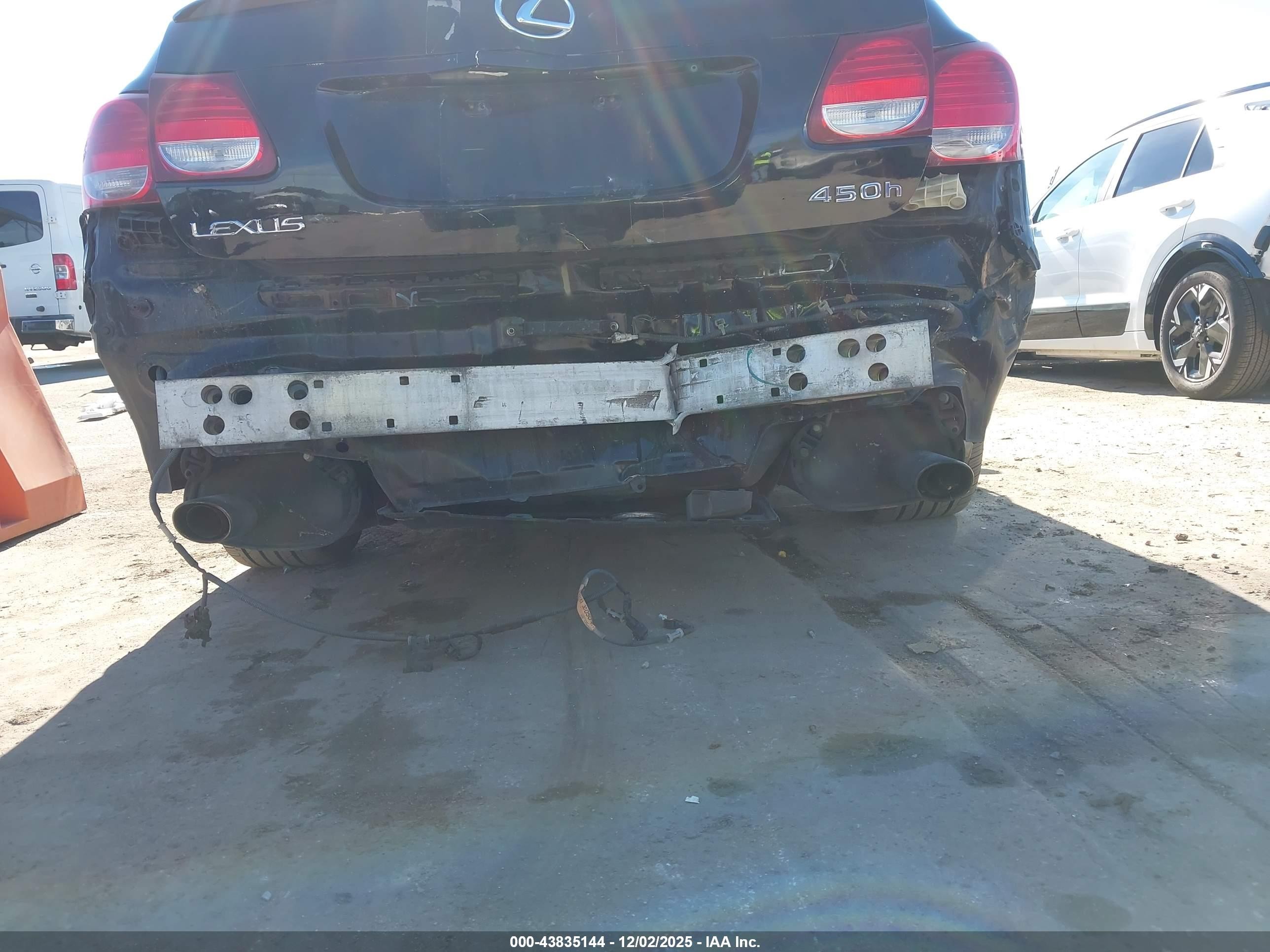 2007 Lexus Gs 450h   Черный vin: JTHBC96S275007511
