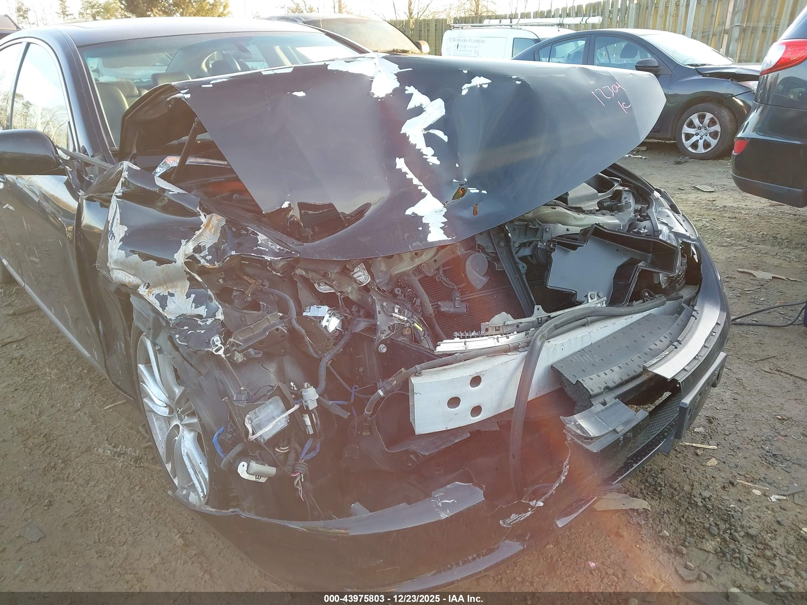 2007 Lexus Gs 450h   Black vin: JTHBC96S275009131