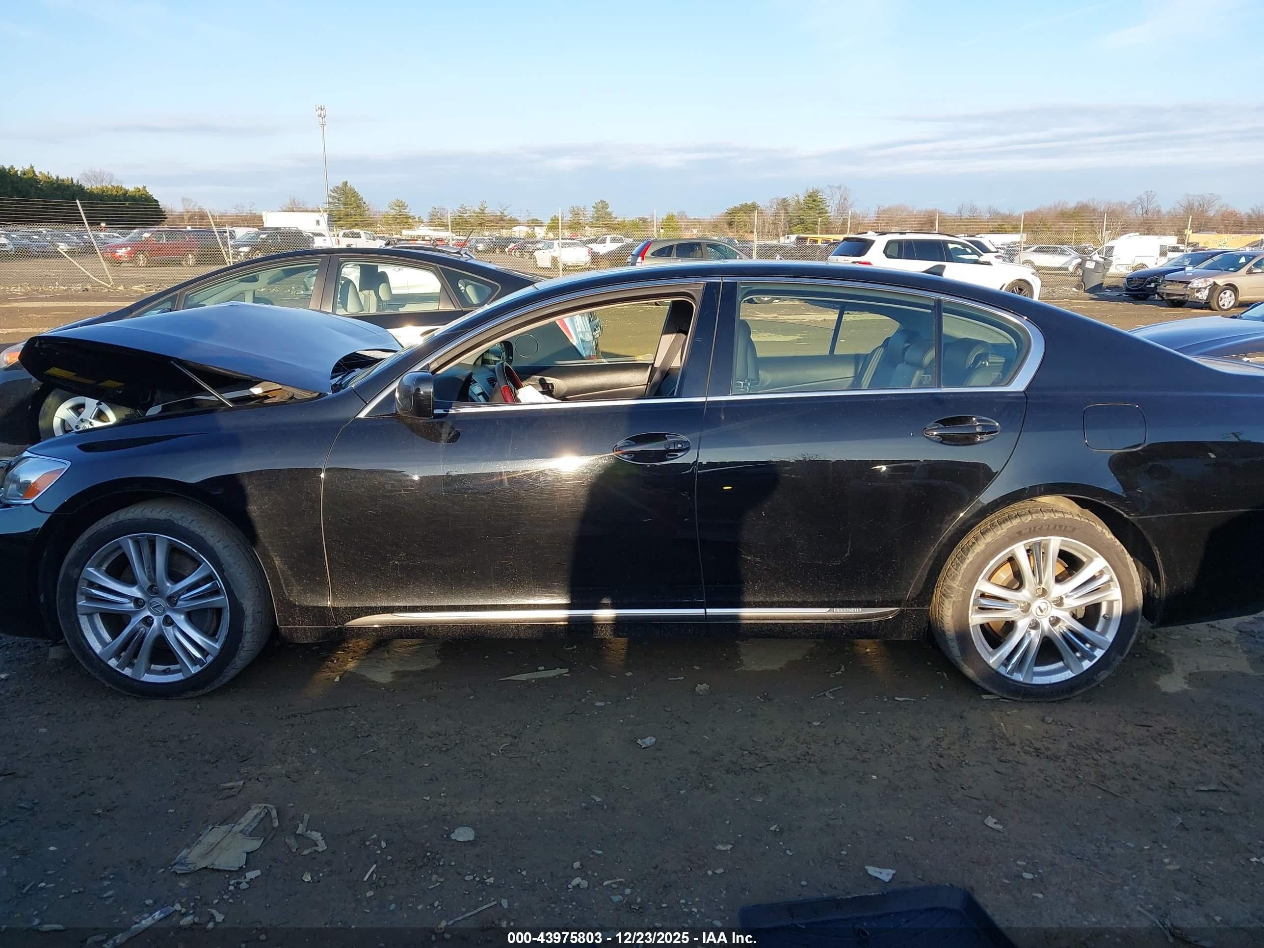 2007 Lexus Gs 450h   Black vin: JTHBC96S275009131