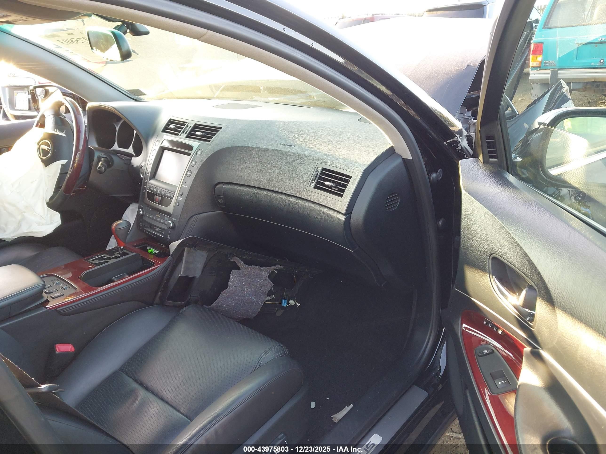 2007 Lexus Gs 450h   Black vin: JTHBC96S275009131