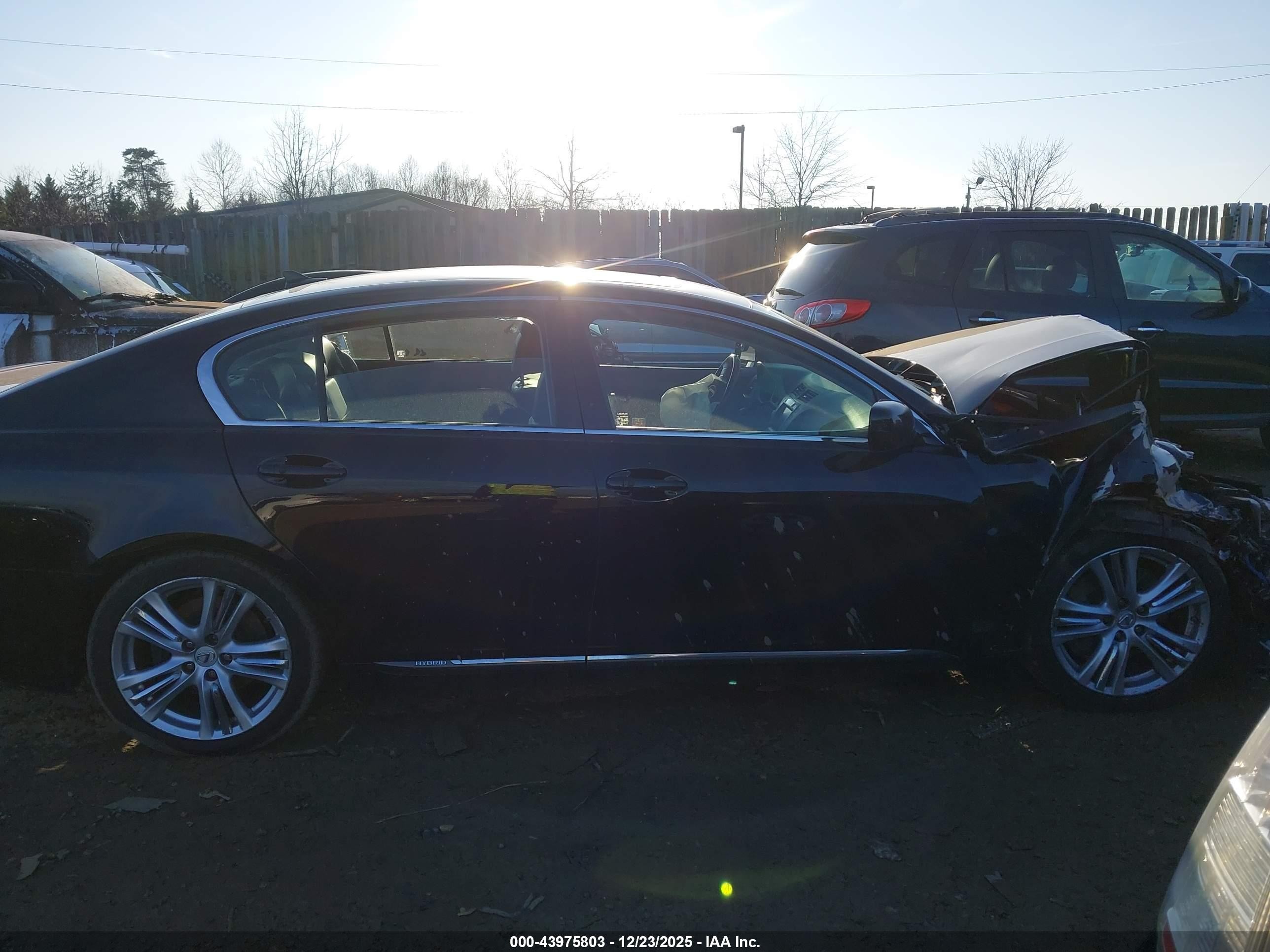 2007 Lexus Gs 450h   Black vin: JTHBC96S275009131