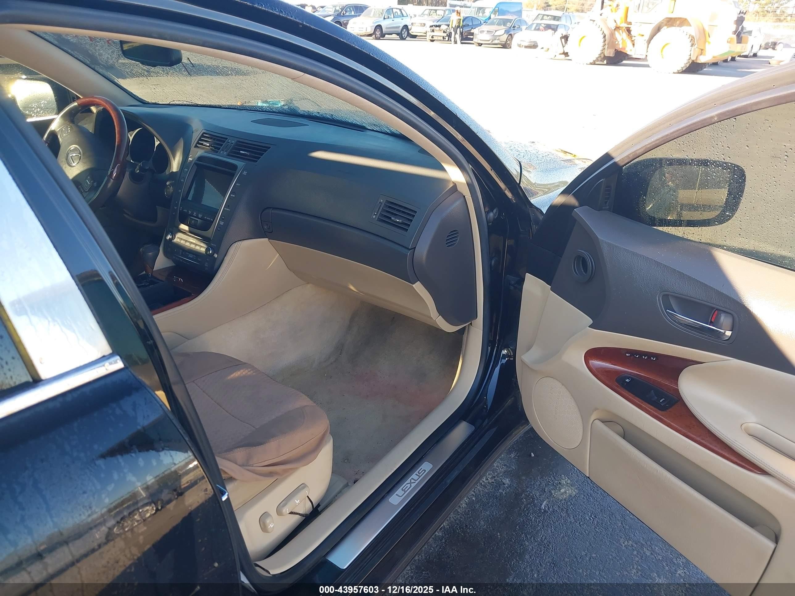 2007 Lexus Gs 450h   Черный vin: JTHBC96S275011591
