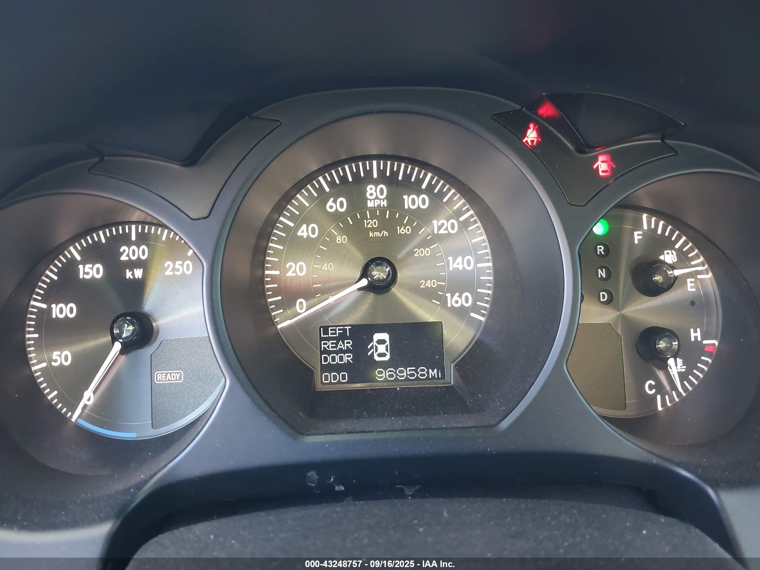 2007 Lexus Gs 450h   Черный vin: JTHBC96S375006058