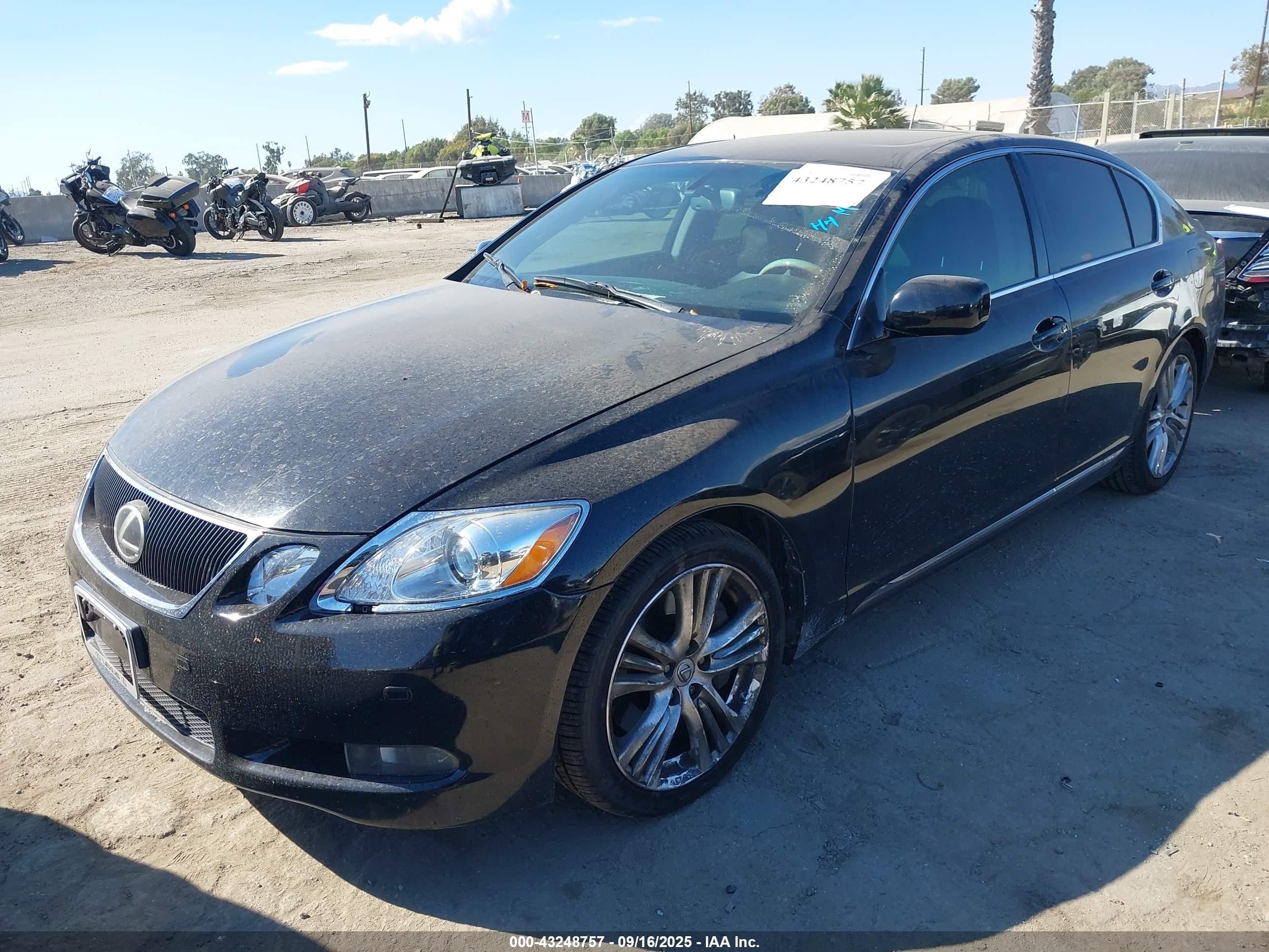 2007 Lexus Gs 450h   Черный vin: JTHBC96S375006058