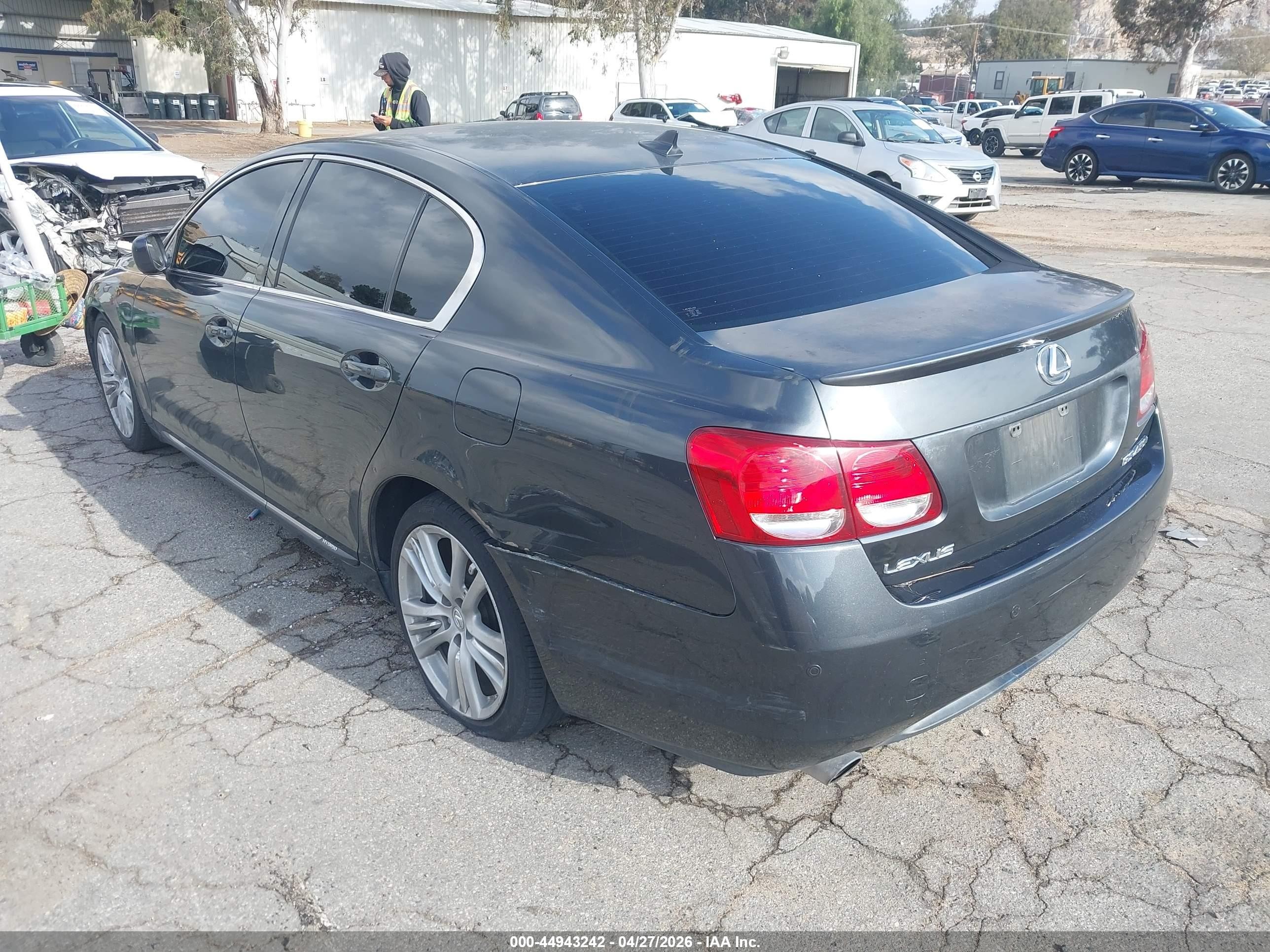 2007 Lexus Gs 450h   Black vin: JTHBC96S375007968