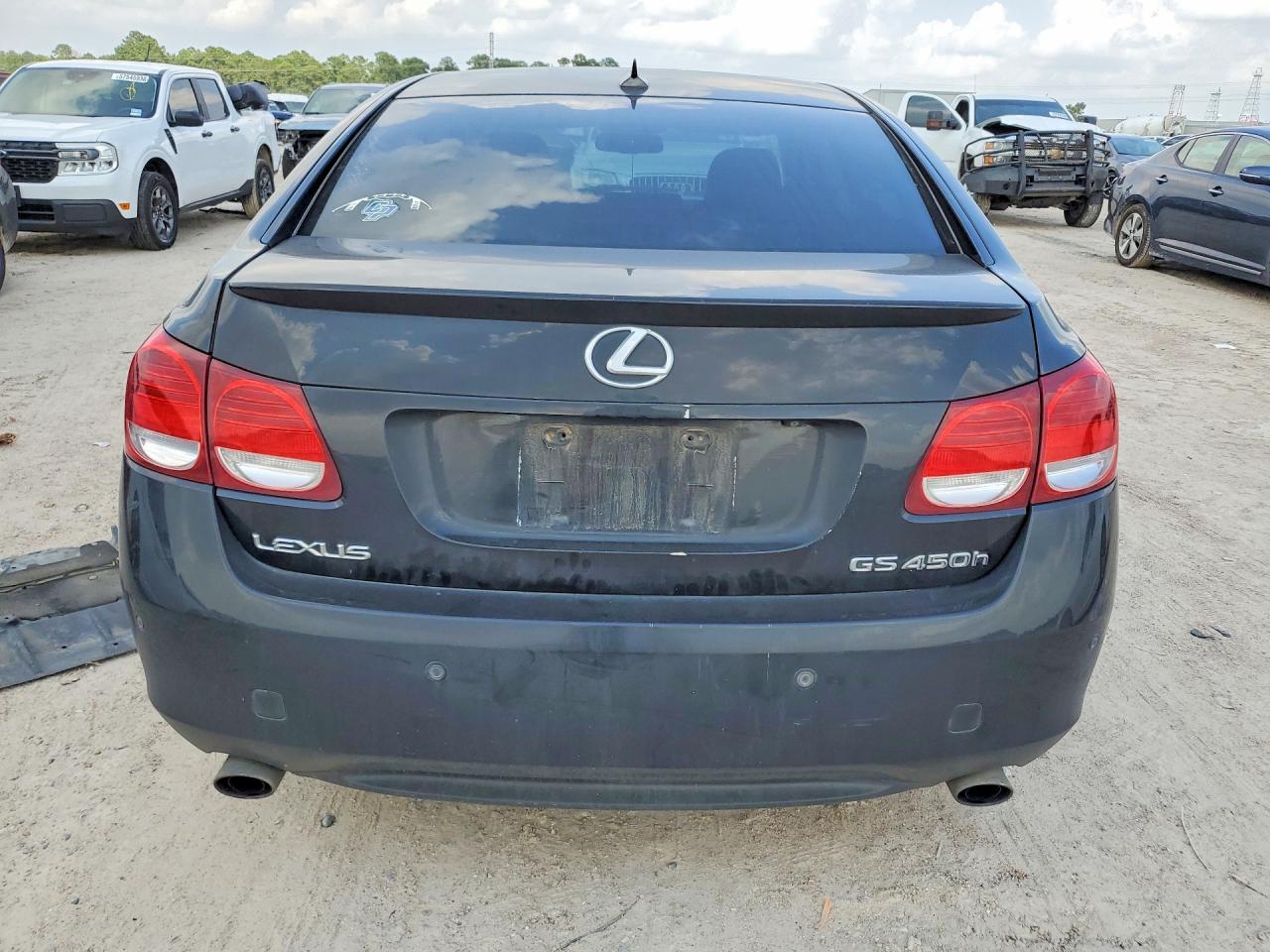 2007 Lexus Gs 450h Black vin: JTHBC96S375008120