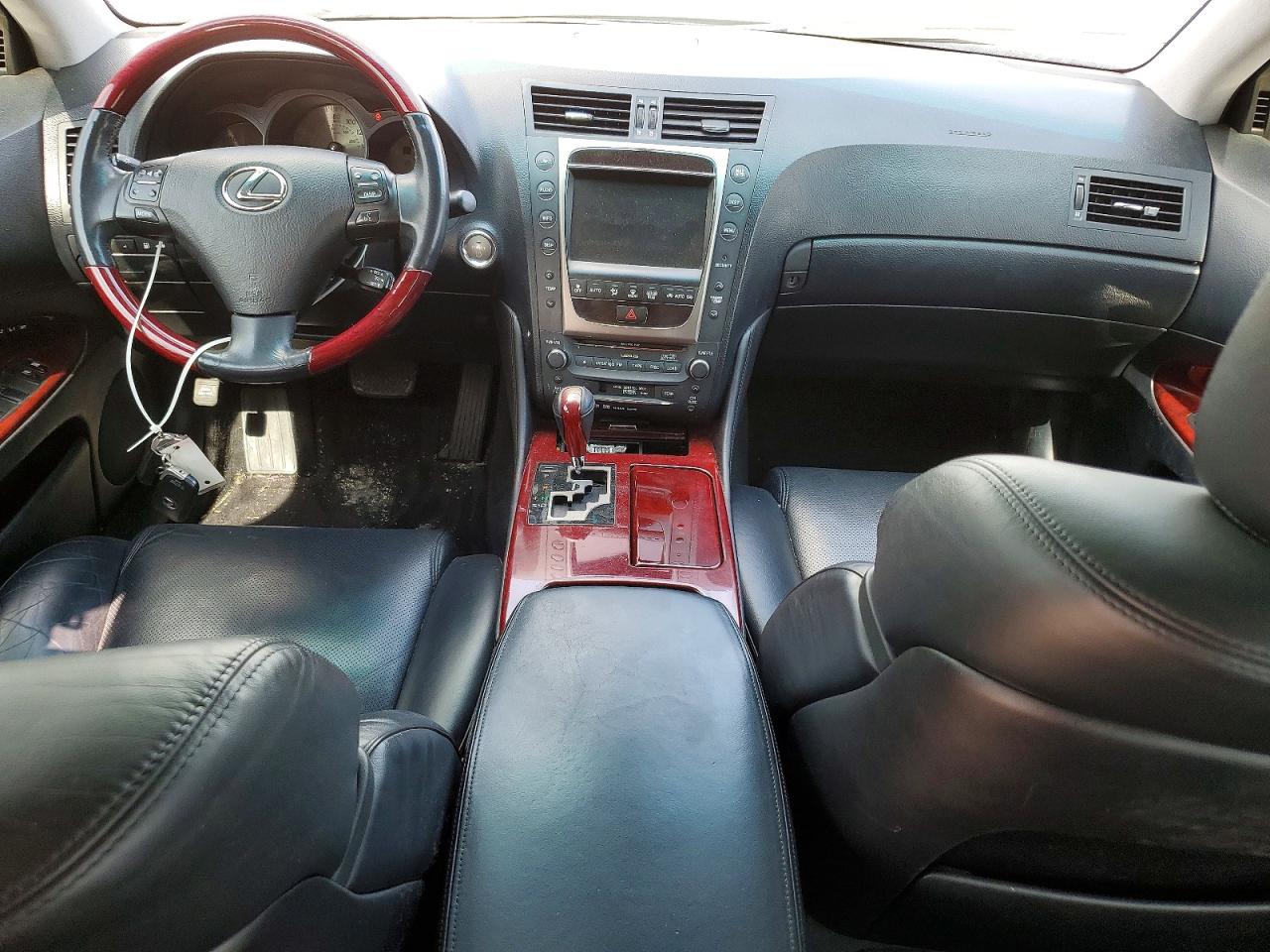 2007 Lexus Gs 450h Black vin: JTHBC96S375008120