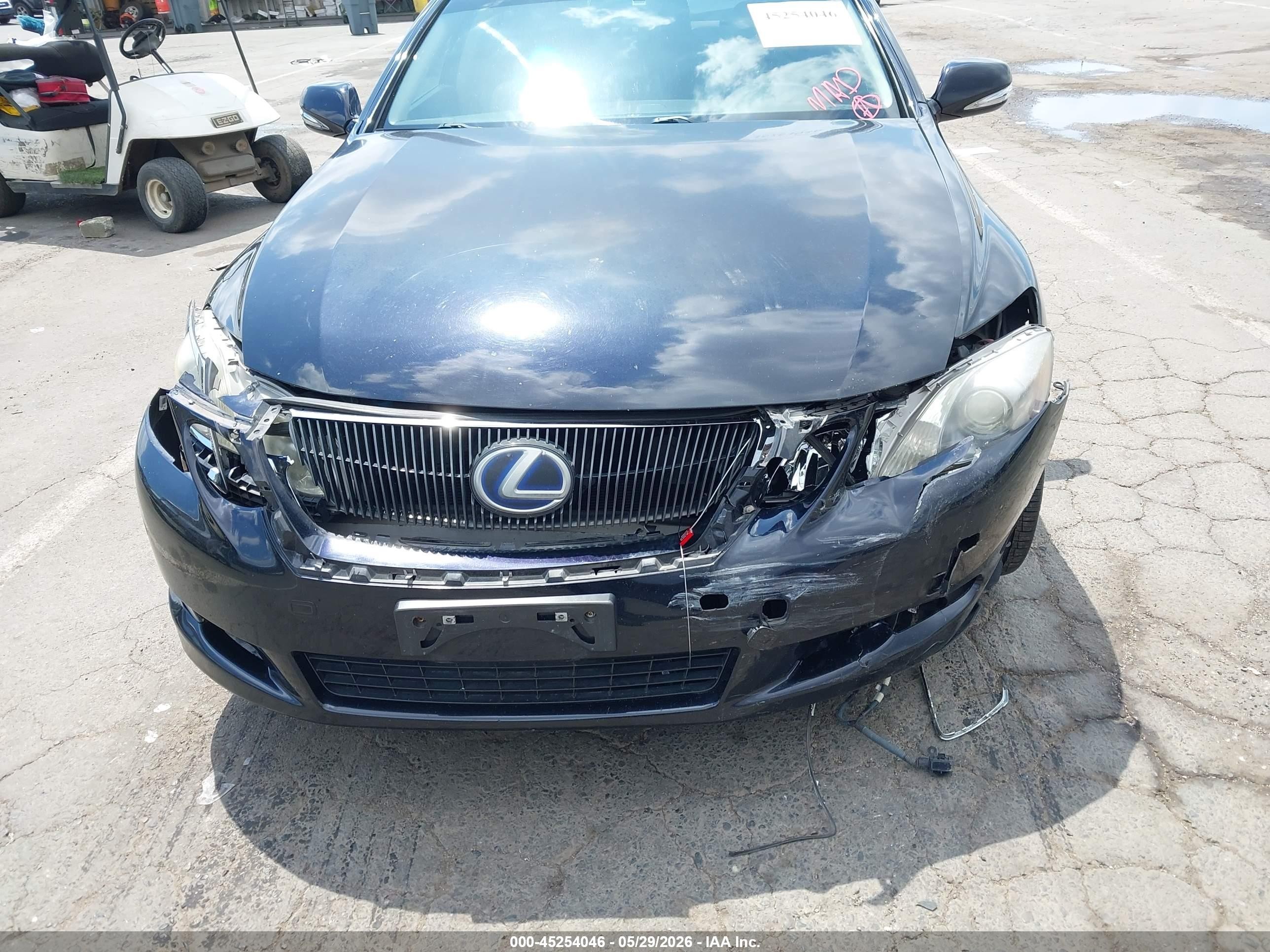 2008 Lexus Gs 450h   Black vin: JTHBC96S385012606