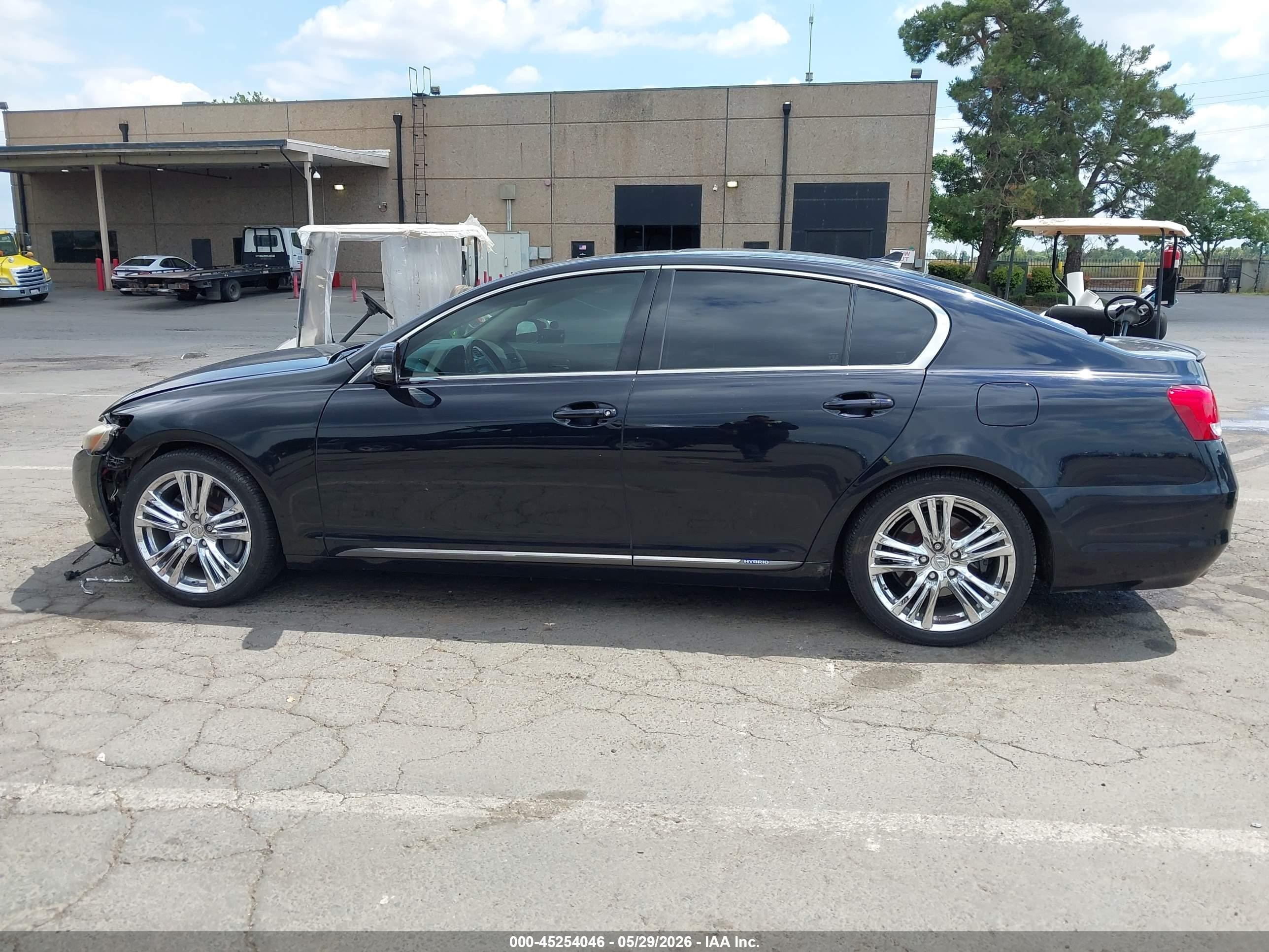 2008 Lexus Gs 450h   Black vin: JTHBC96S385012606