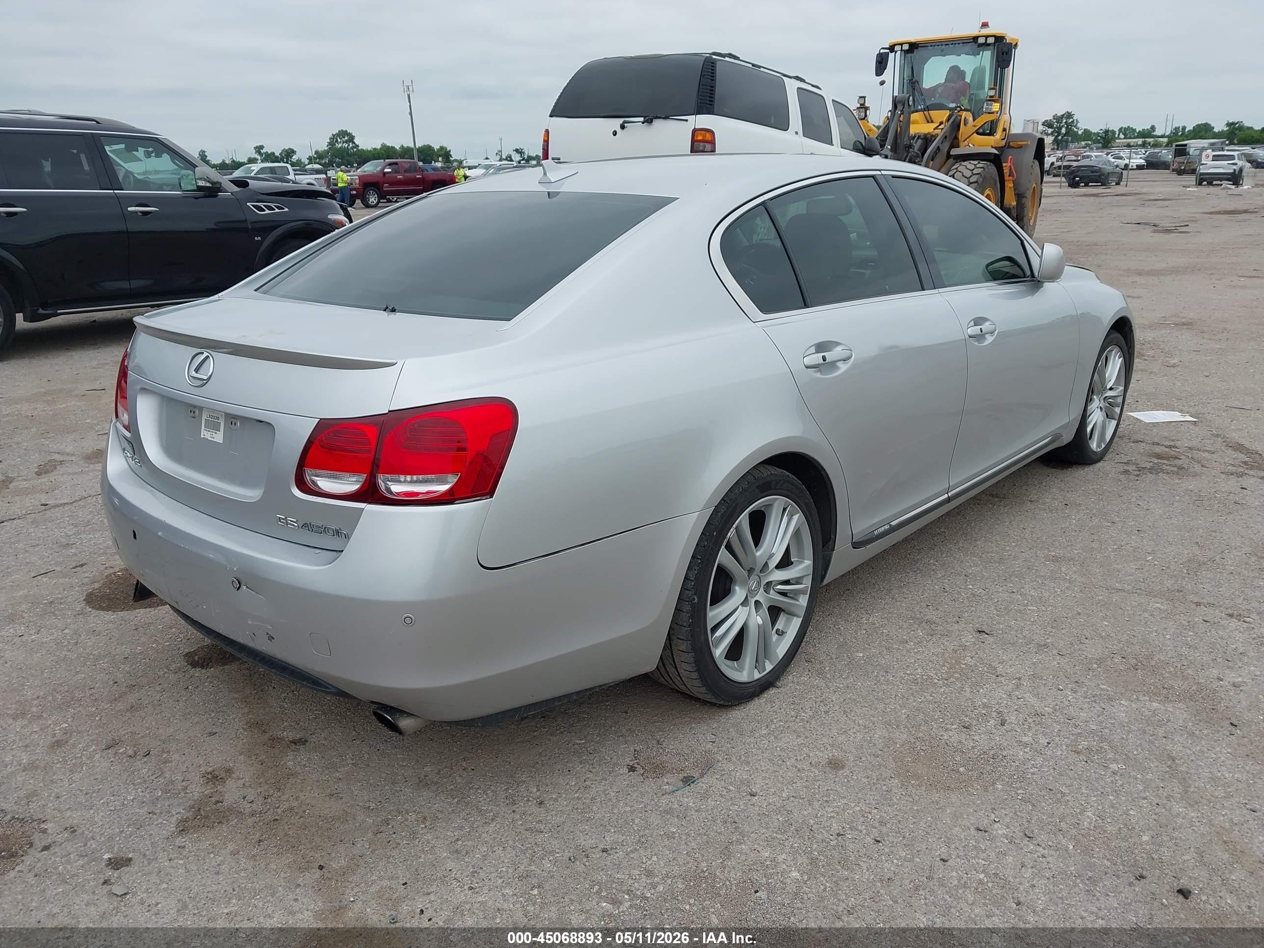 2007 Lexus Gs 450h   Серый vin: JTHBC96S475011284