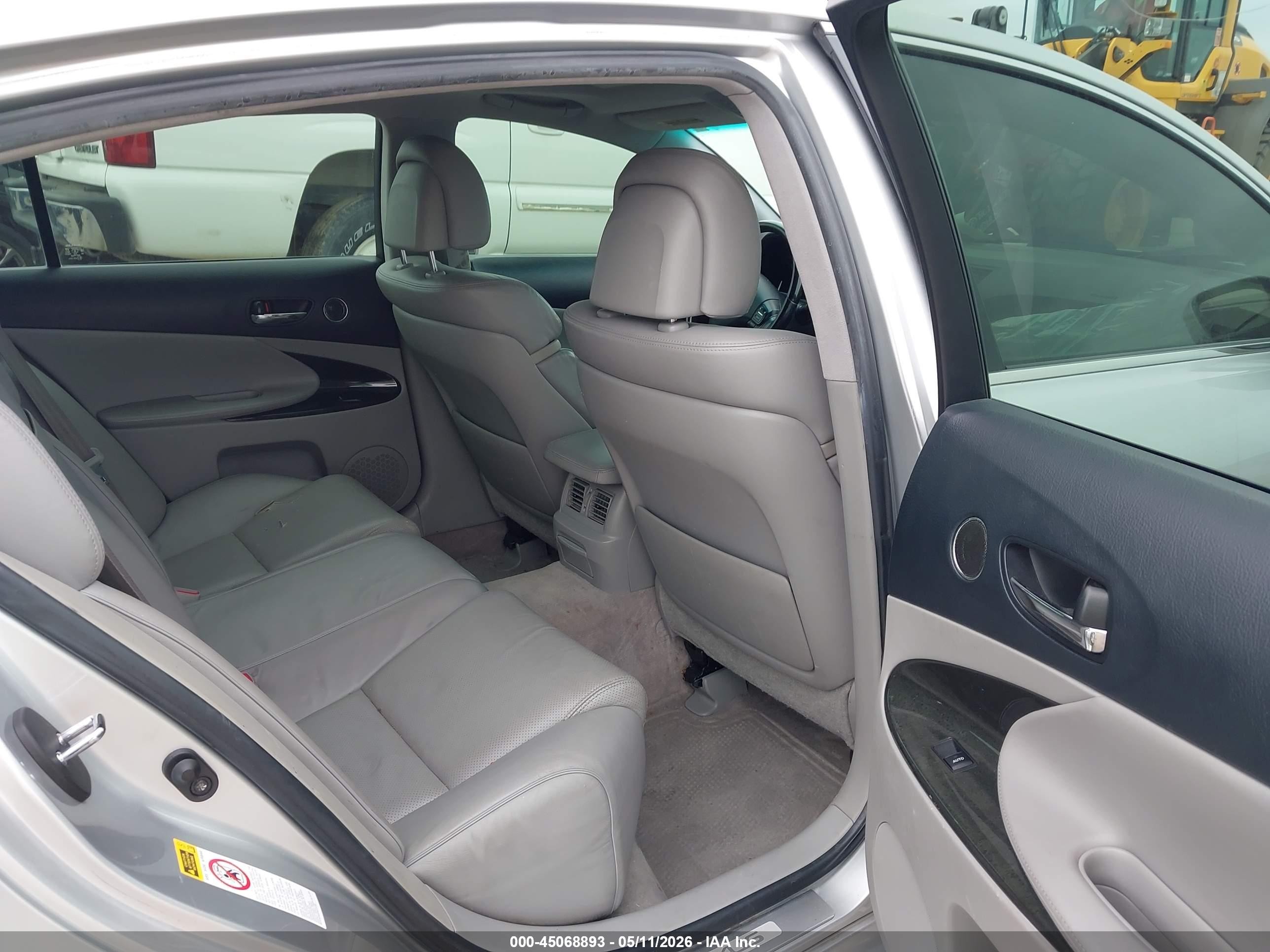 2007 Lexus Gs 450h   Серый vin: JTHBC96S475011284