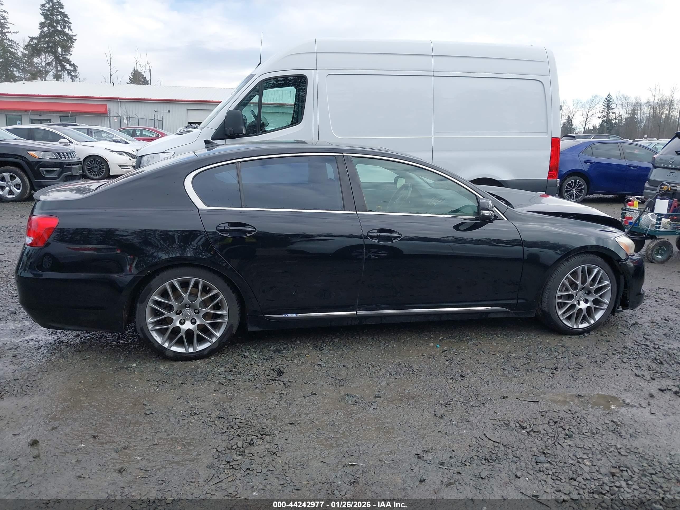 2008 Lexus Gs 450h   Black vin: JTHBC96S485012730