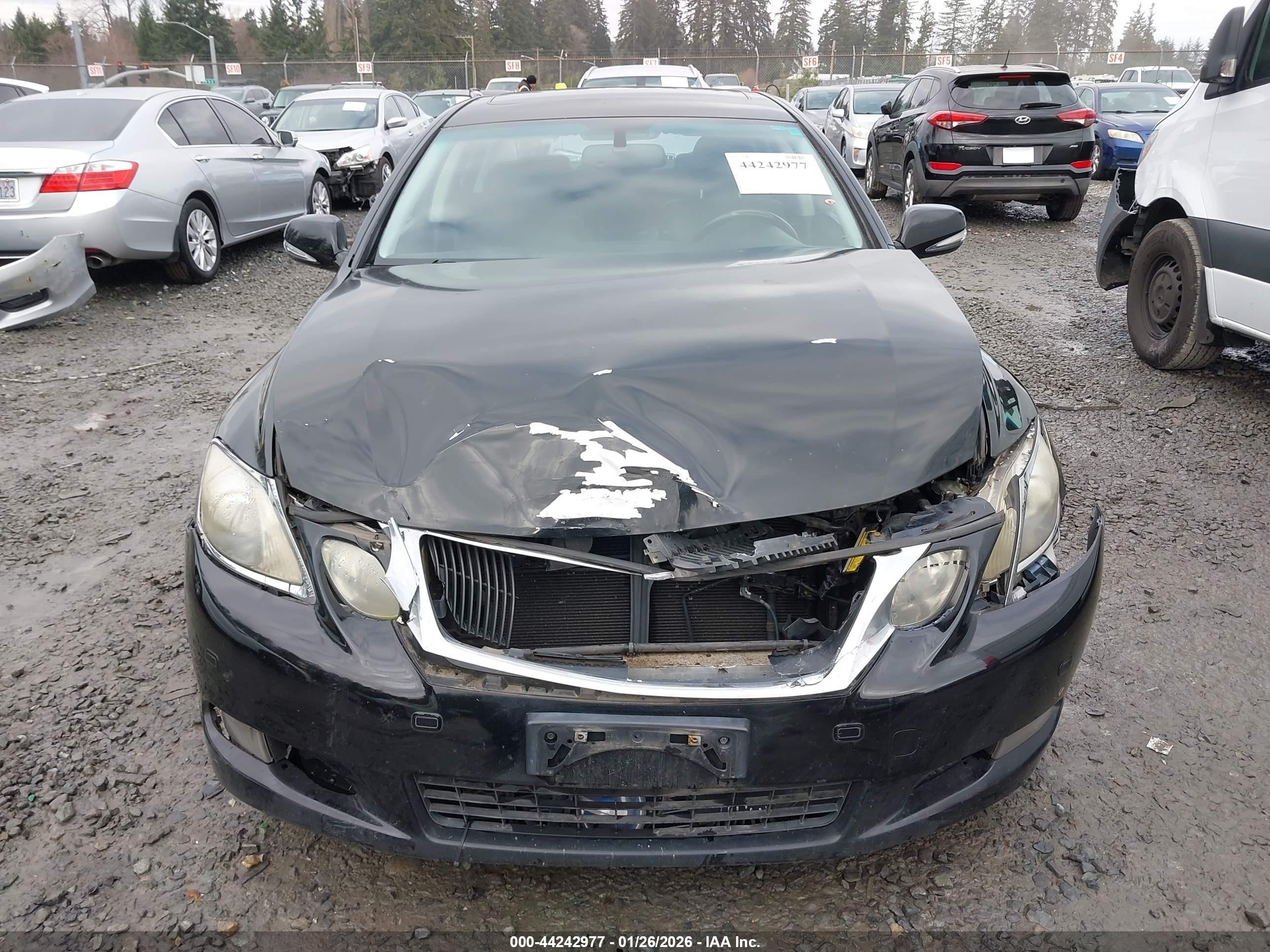 2008 Lexus Gs 450h   Black vin: JTHBC96S485012730