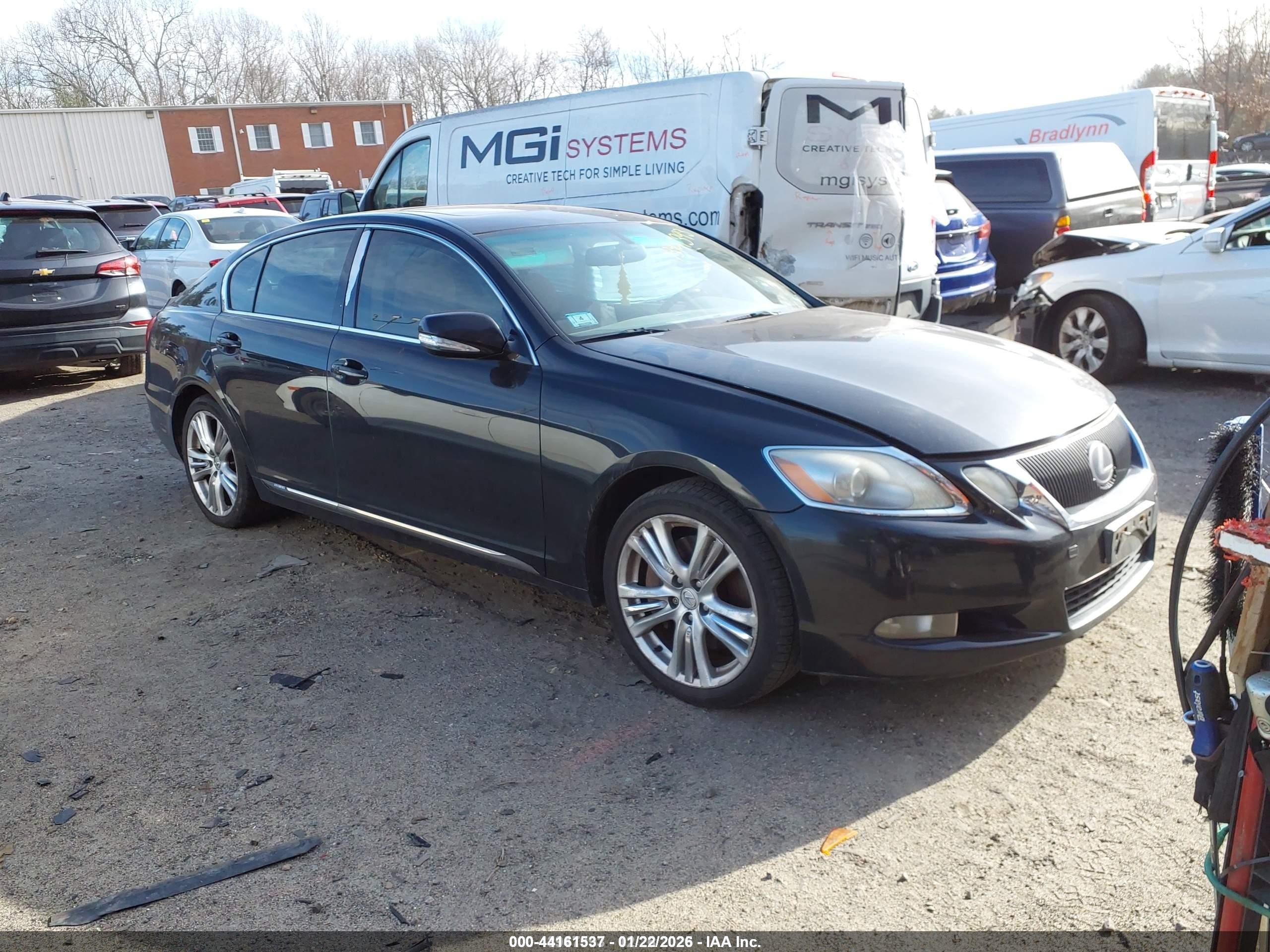 2008 Lexus Gs 450h   Black vin: JTHBC96S485012856