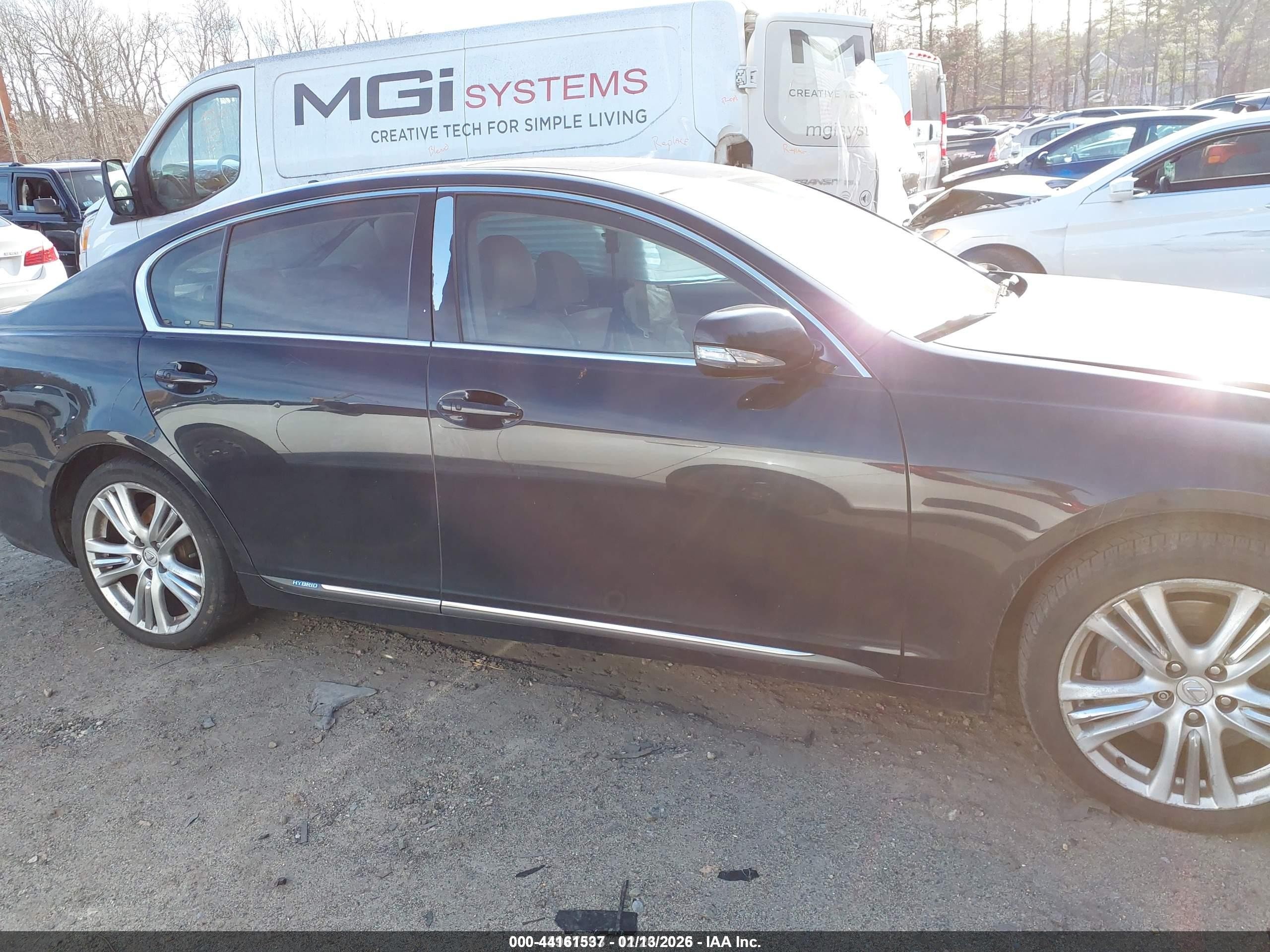2008 Lexus Gs 450h   Black vin: JTHBC96S485012856