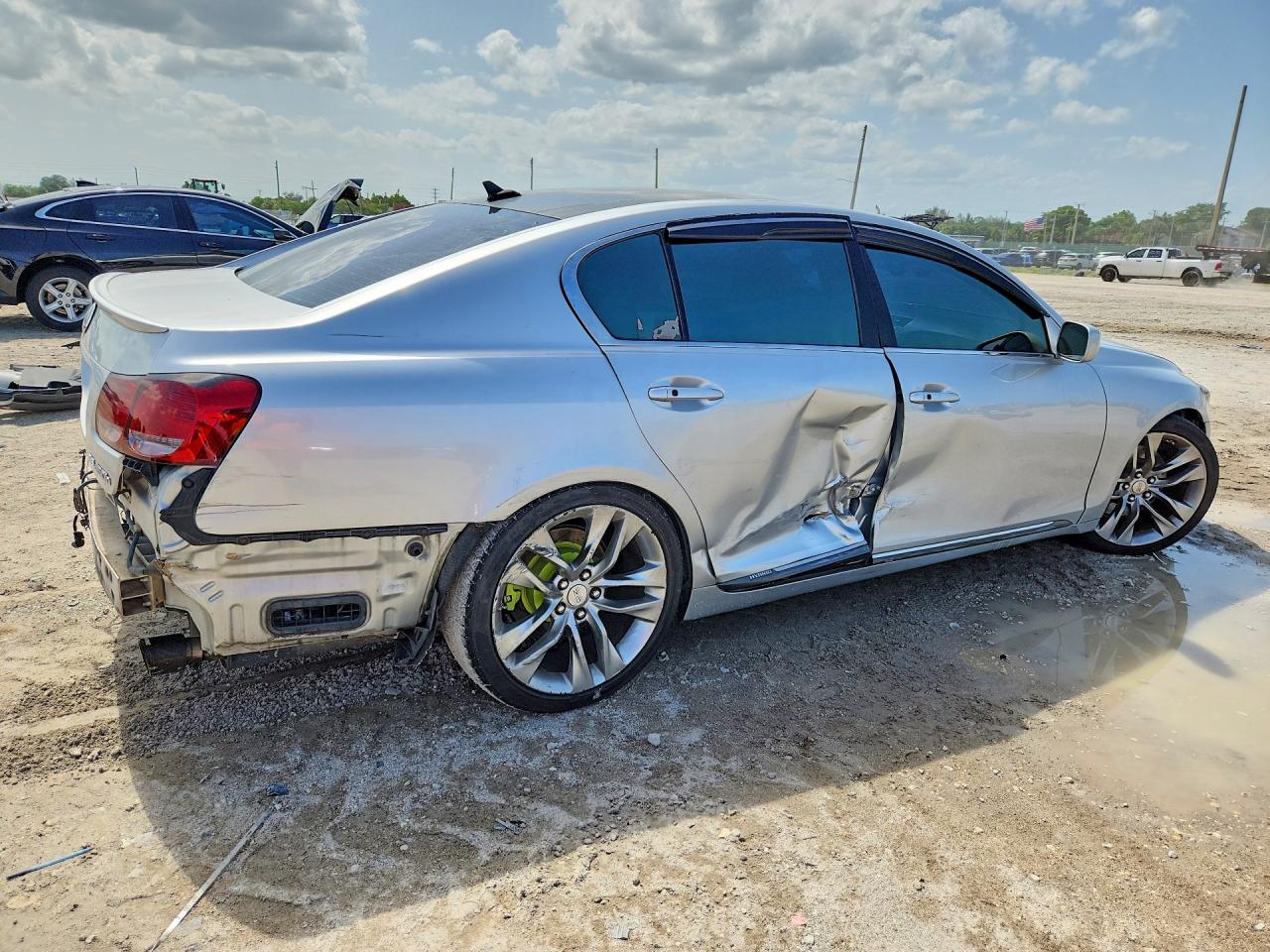 2007 Lexus Gs 450h Silver vin: JTHBC96S575001086