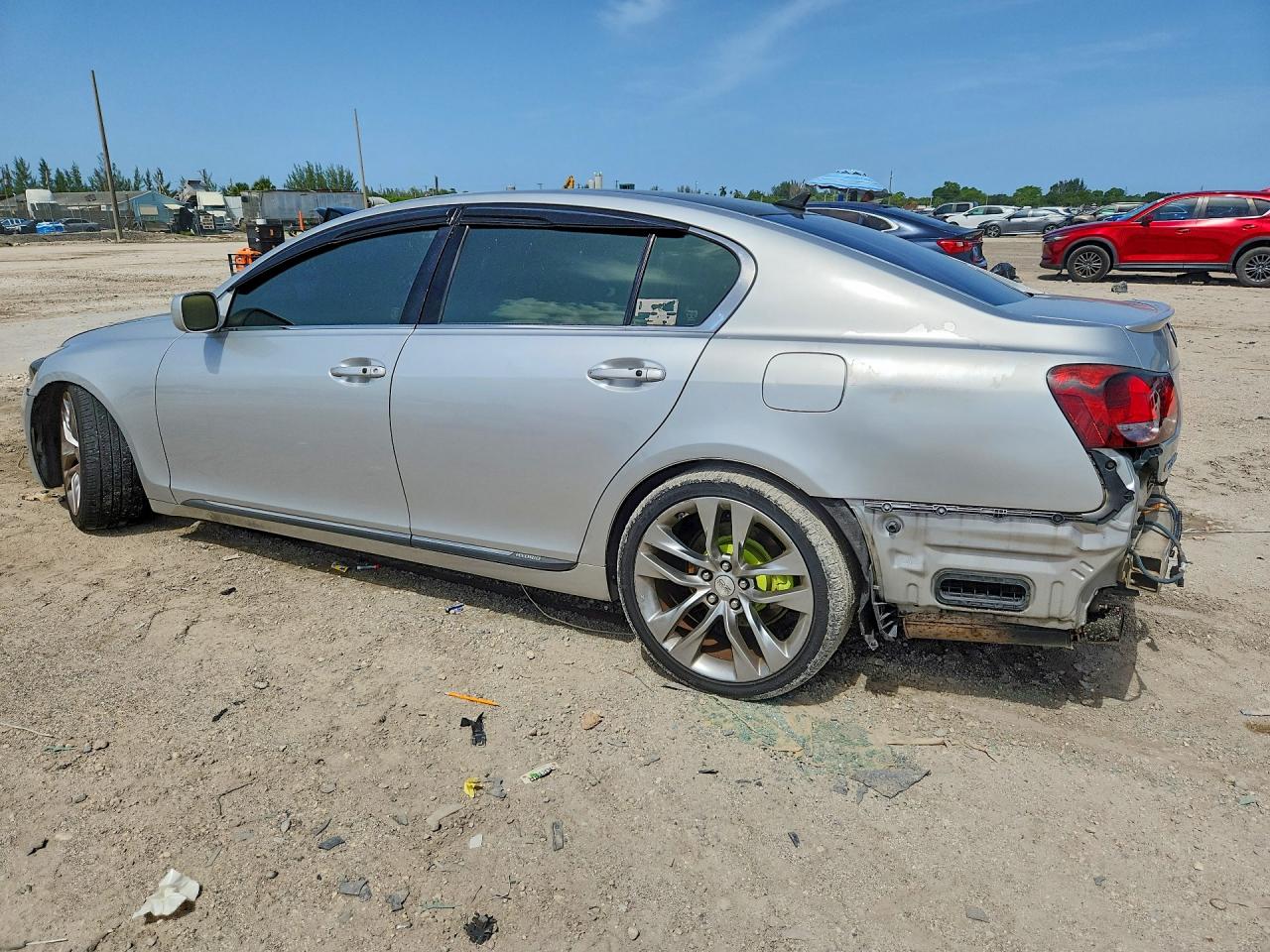 2007 Lexus Gs 450h Silver vin: JTHBC96S575001086
