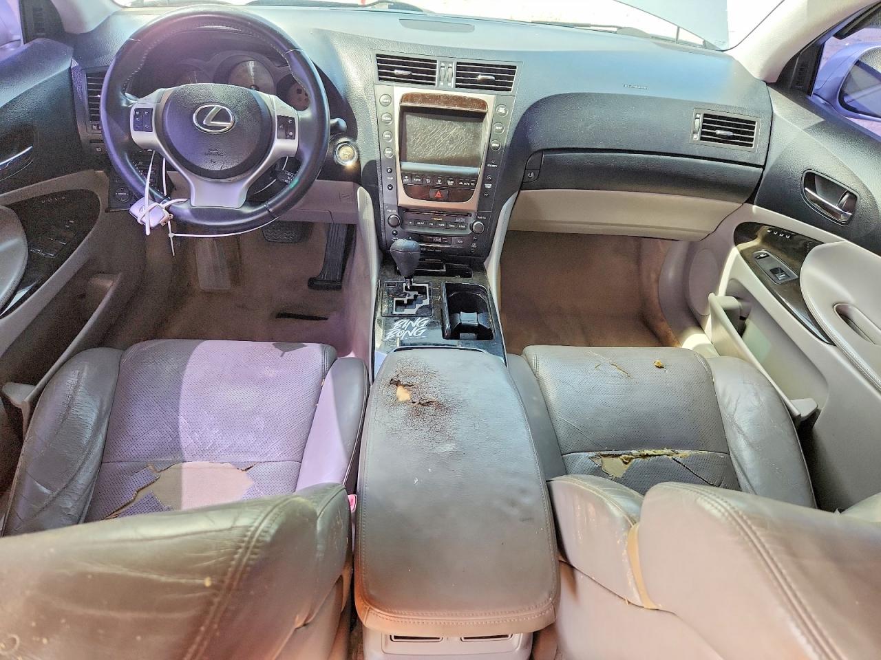 2007 Lexus Gs 450h Silver vin: JTHBC96S575001086