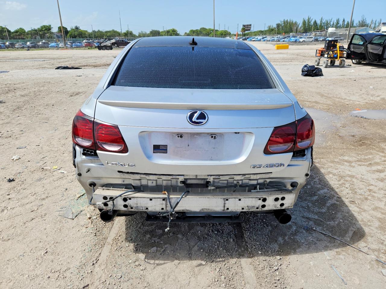 2007 Lexus Gs 450h Silver vin: JTHBC96S575001086