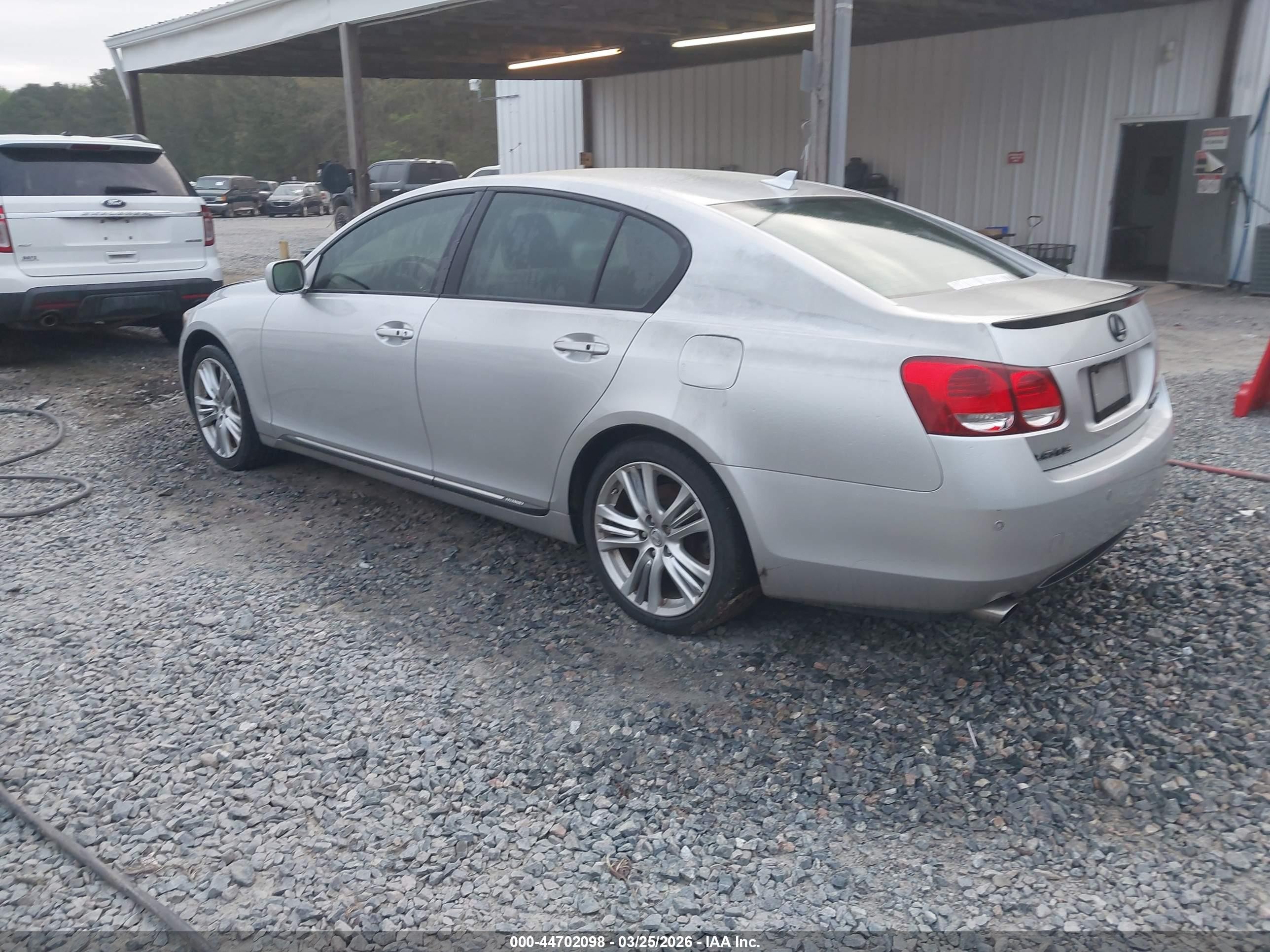 2007 Lexus Gs 450h   Серый vin: JTHBC96S575007518