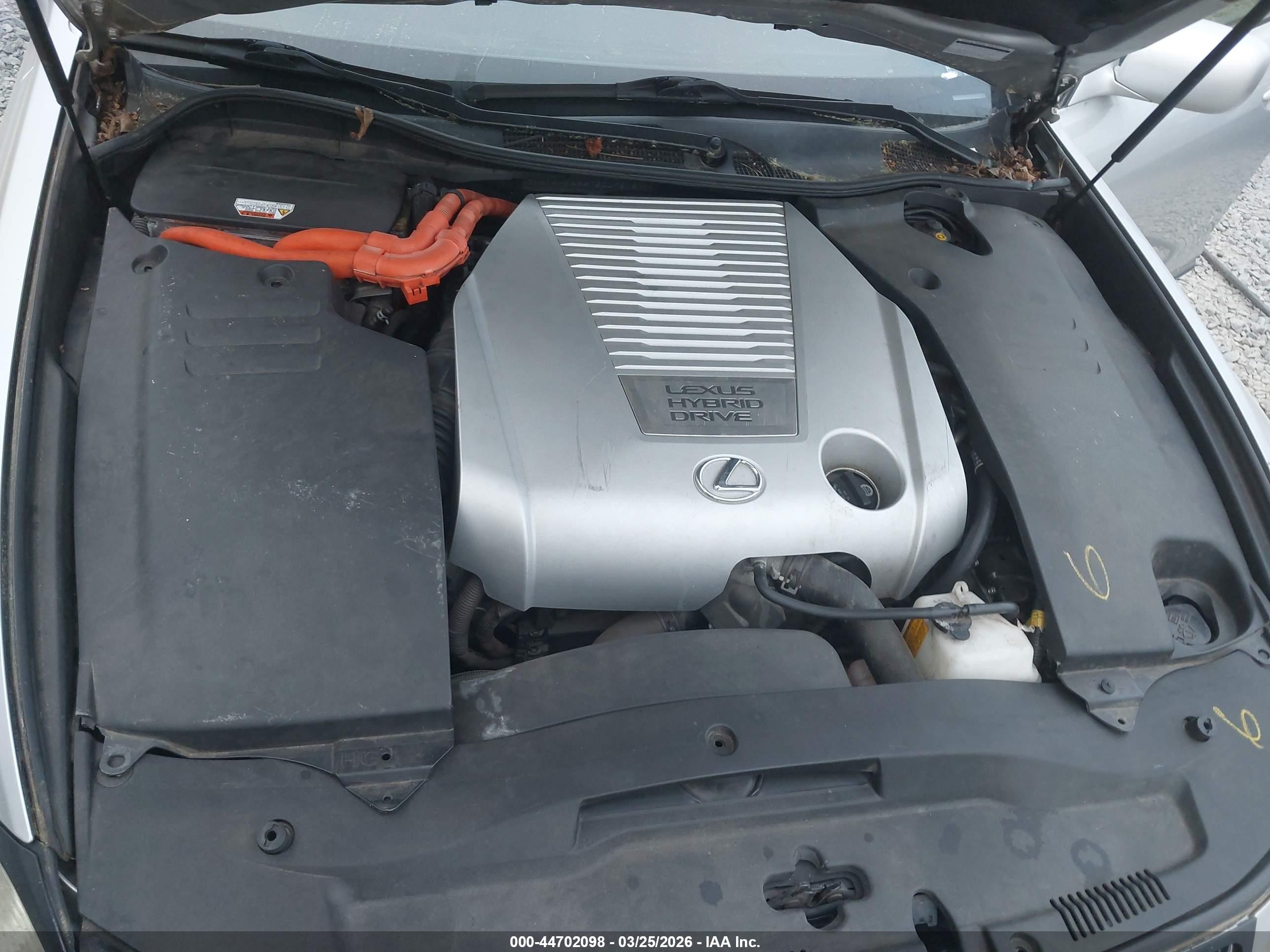 2007 Lexus Gs 450h   Серый vin: JTHBC96S575007518