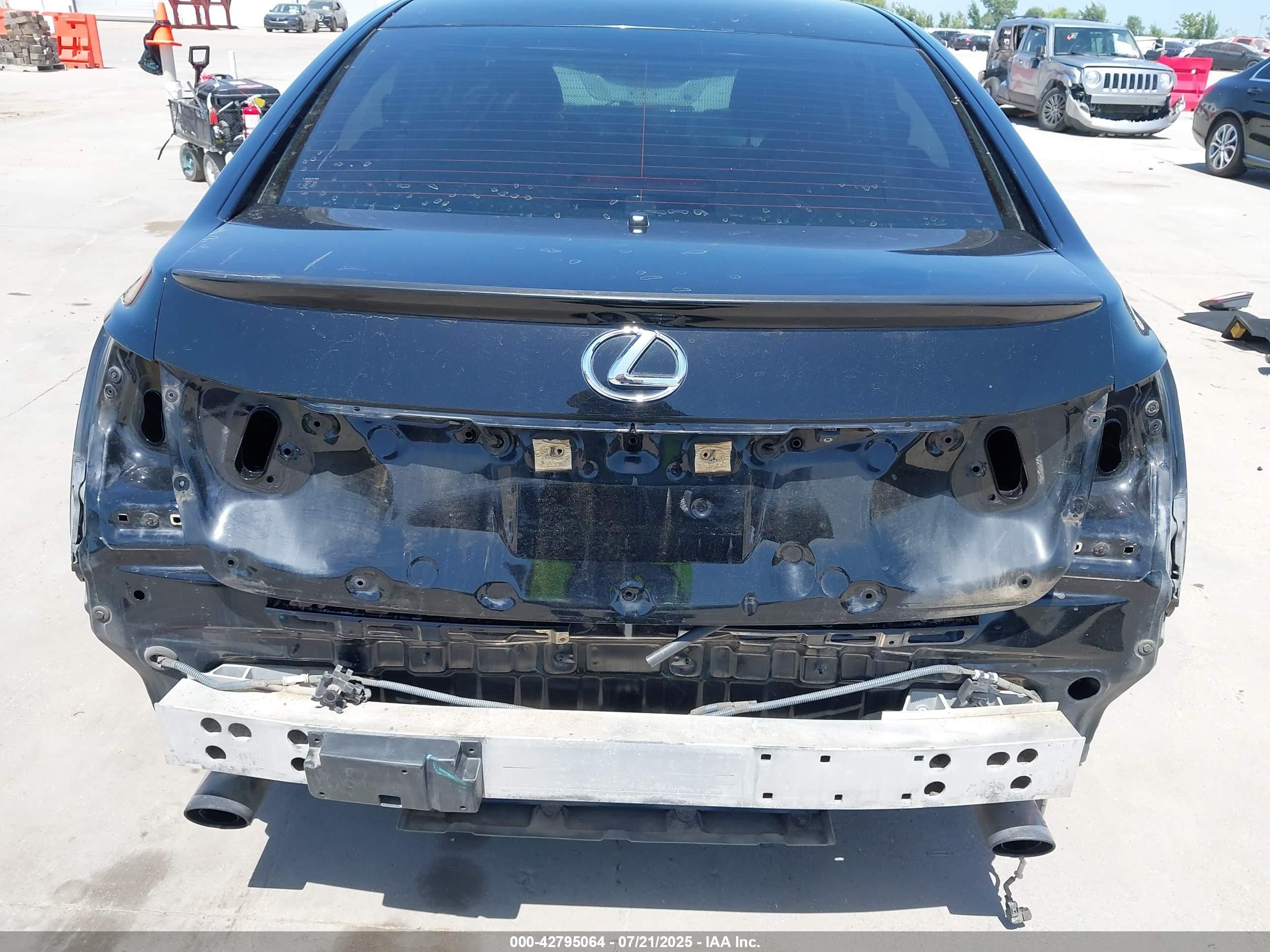 2007 Lexus Gs 450h   Черный vin: JTHBC96S675002005