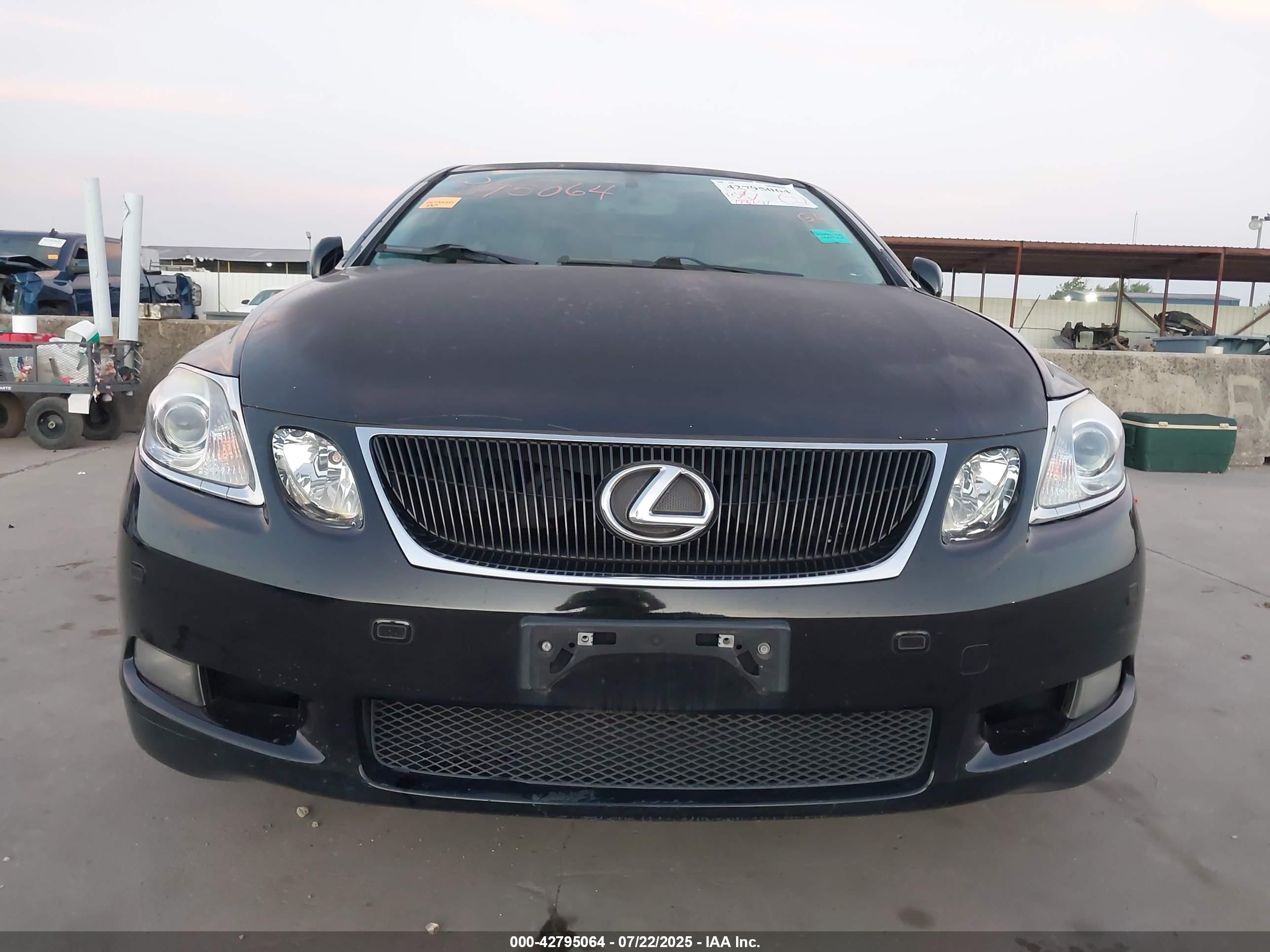 2007 Lexus Gs 450h   Черный vin: JTHBC96S675002005