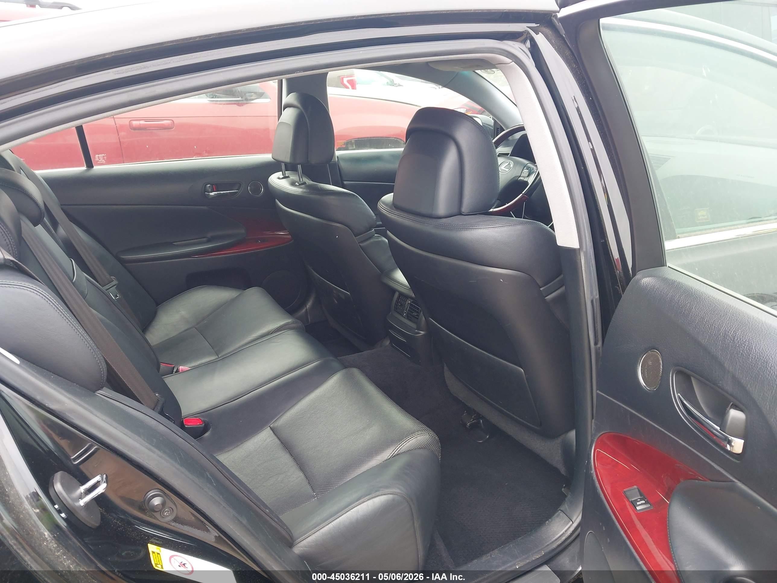 2007 Lexus Gs 450h Черный vin: JTHBC96S675009892