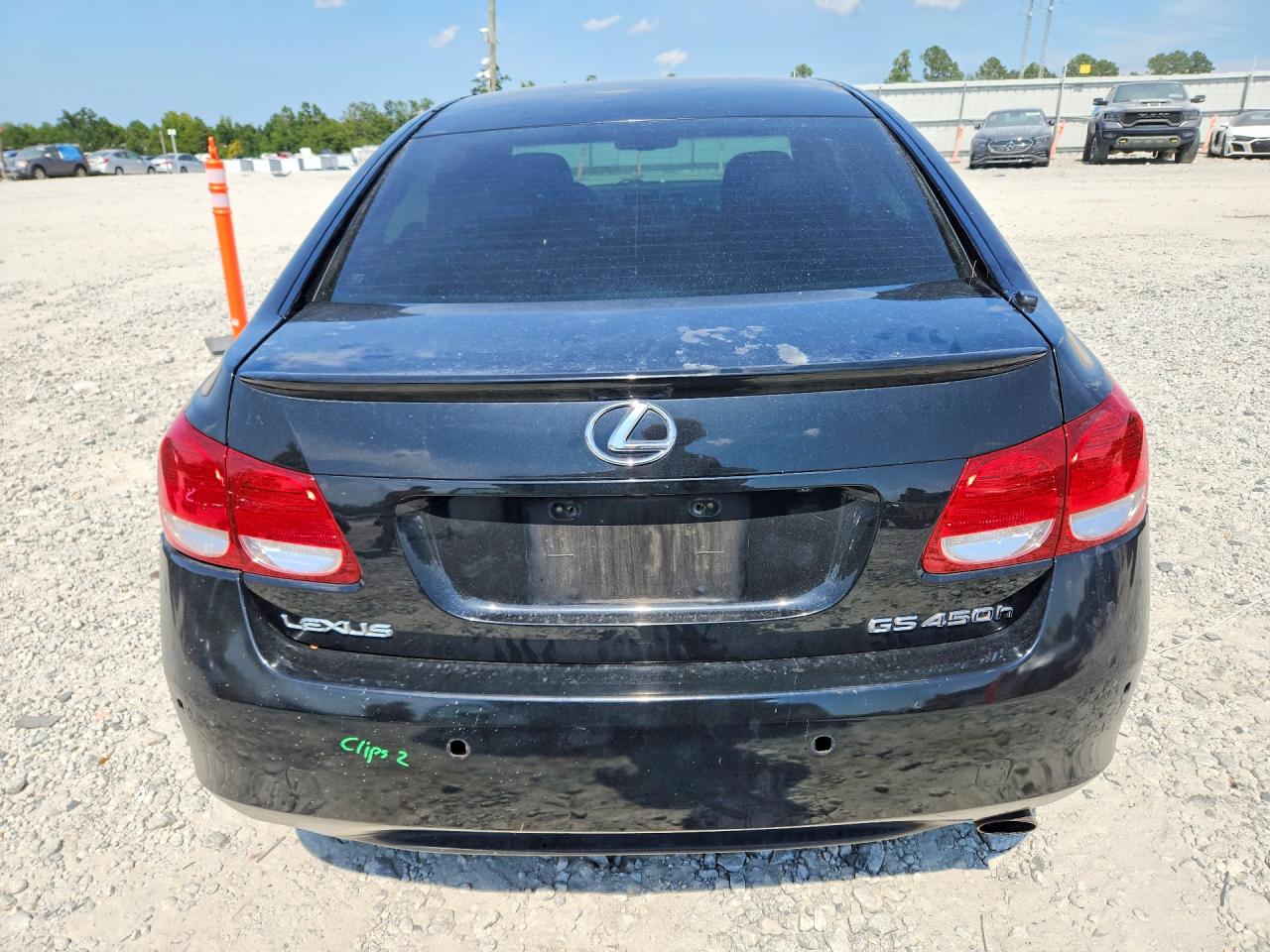 2007 Lexus Gs 450h Black vin: JTHBC96S775004006