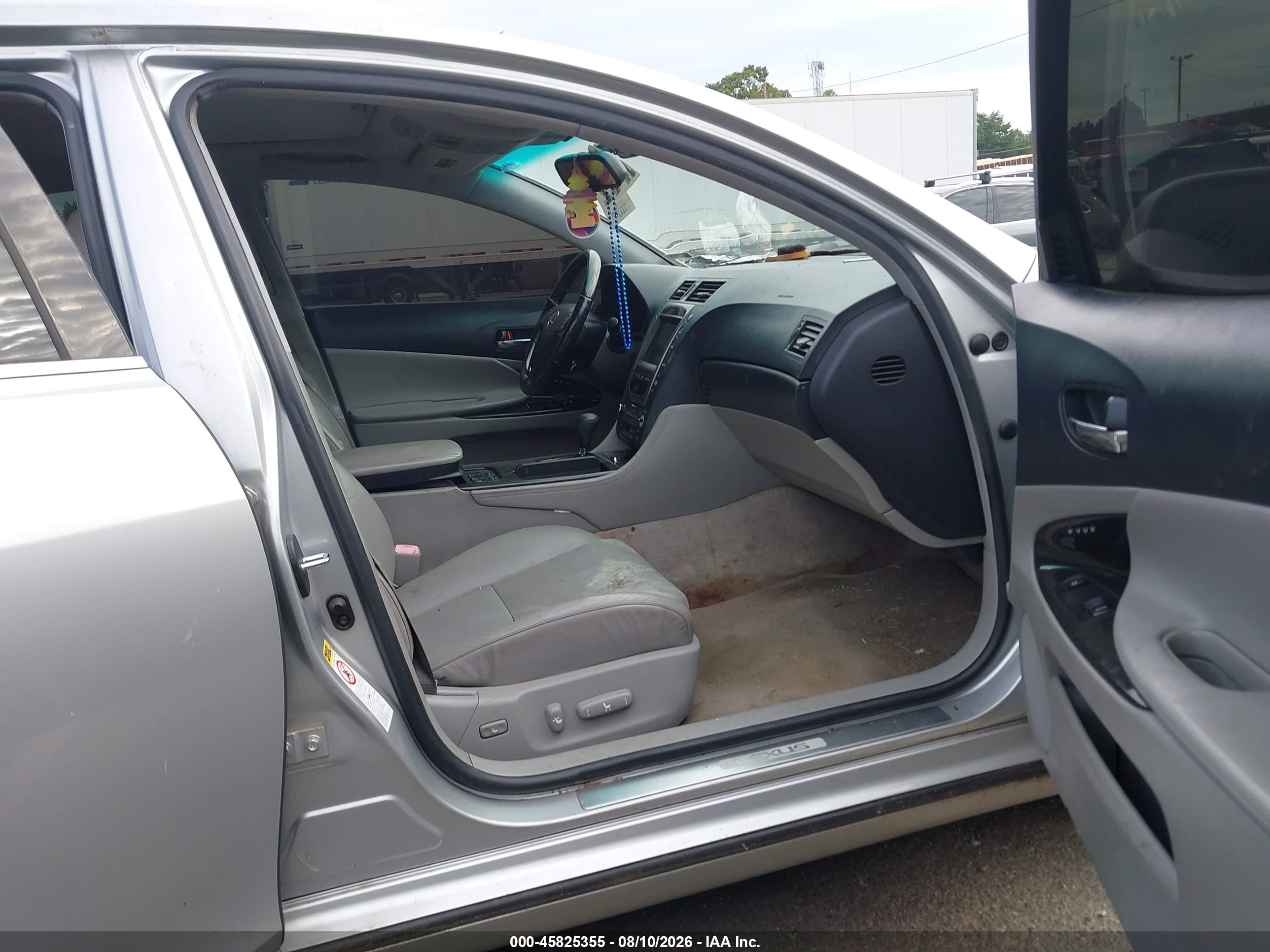 2007 Lexus Gs 450h   Silver vin: JTHBC96S775007536