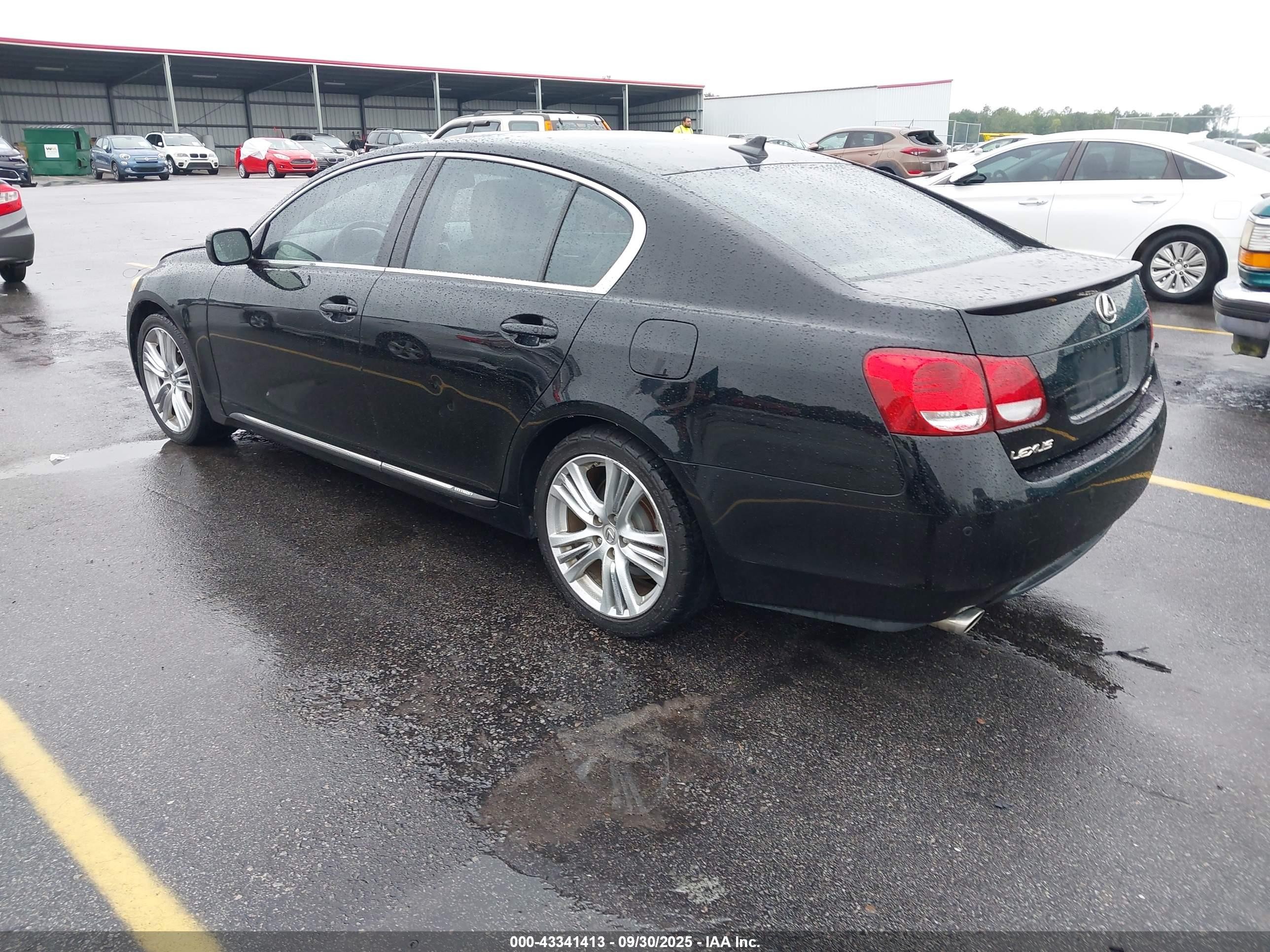 2007 Lexus Gs 450h   Black vin: JTHBC96S775008122