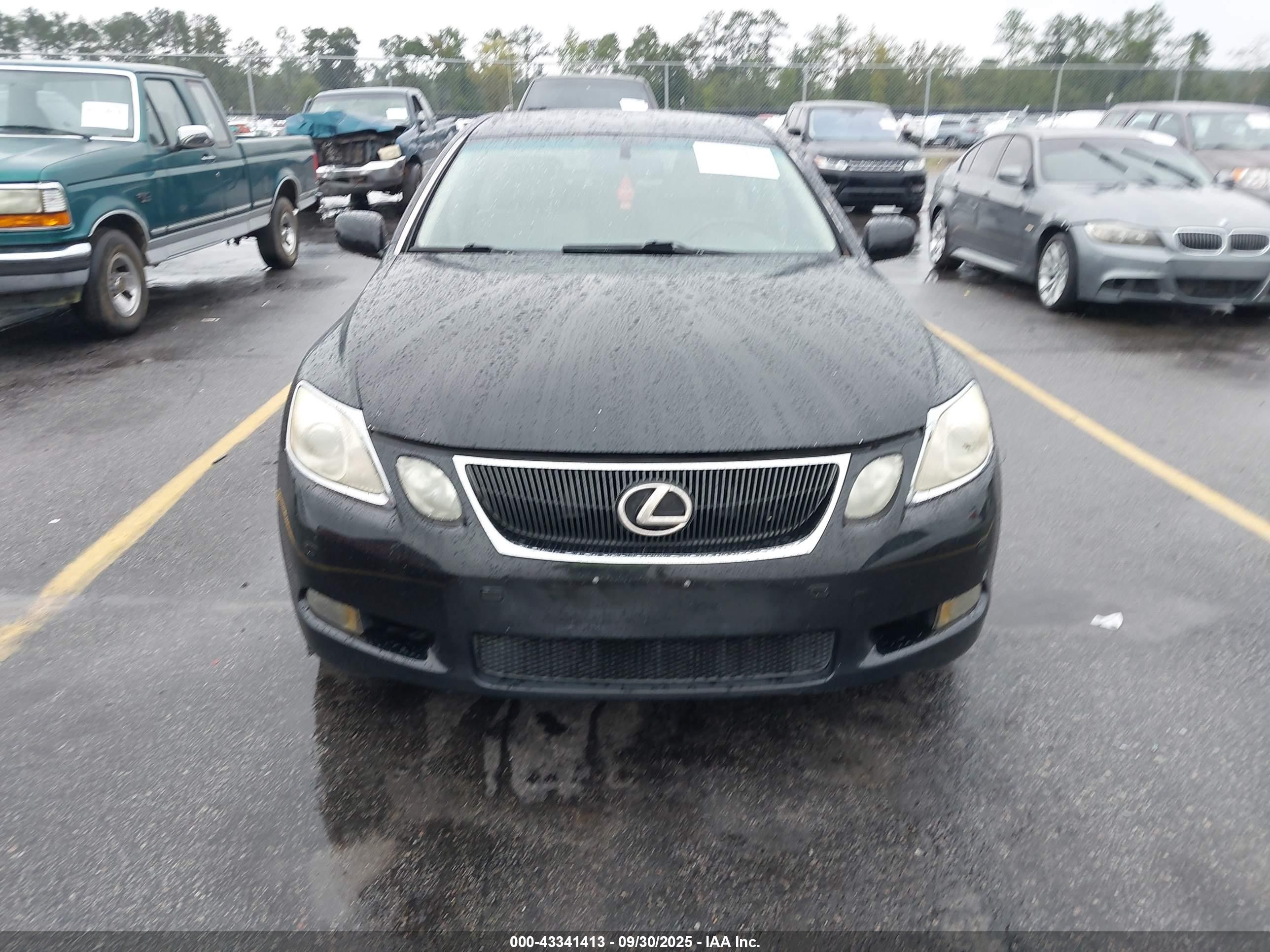 2007 Lexus Gs 450h   Black vin: JTHBC96S775008122