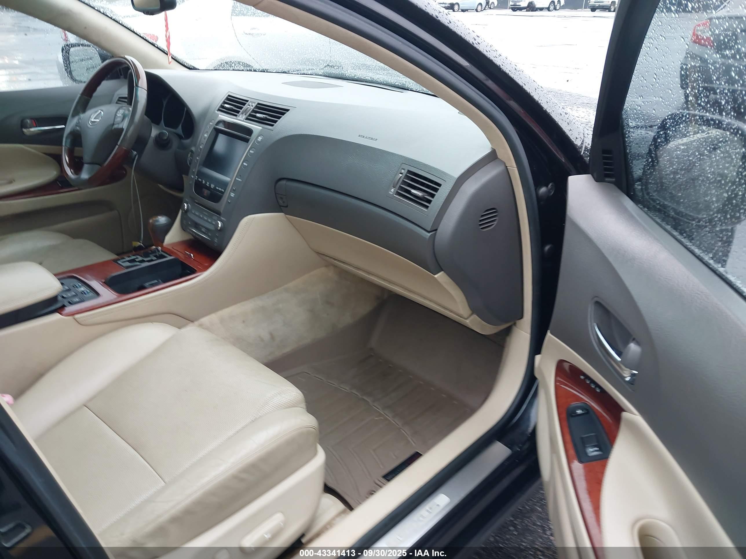 2007 Lexus Gs 450h   Black vin: JTHBC96S775008122
