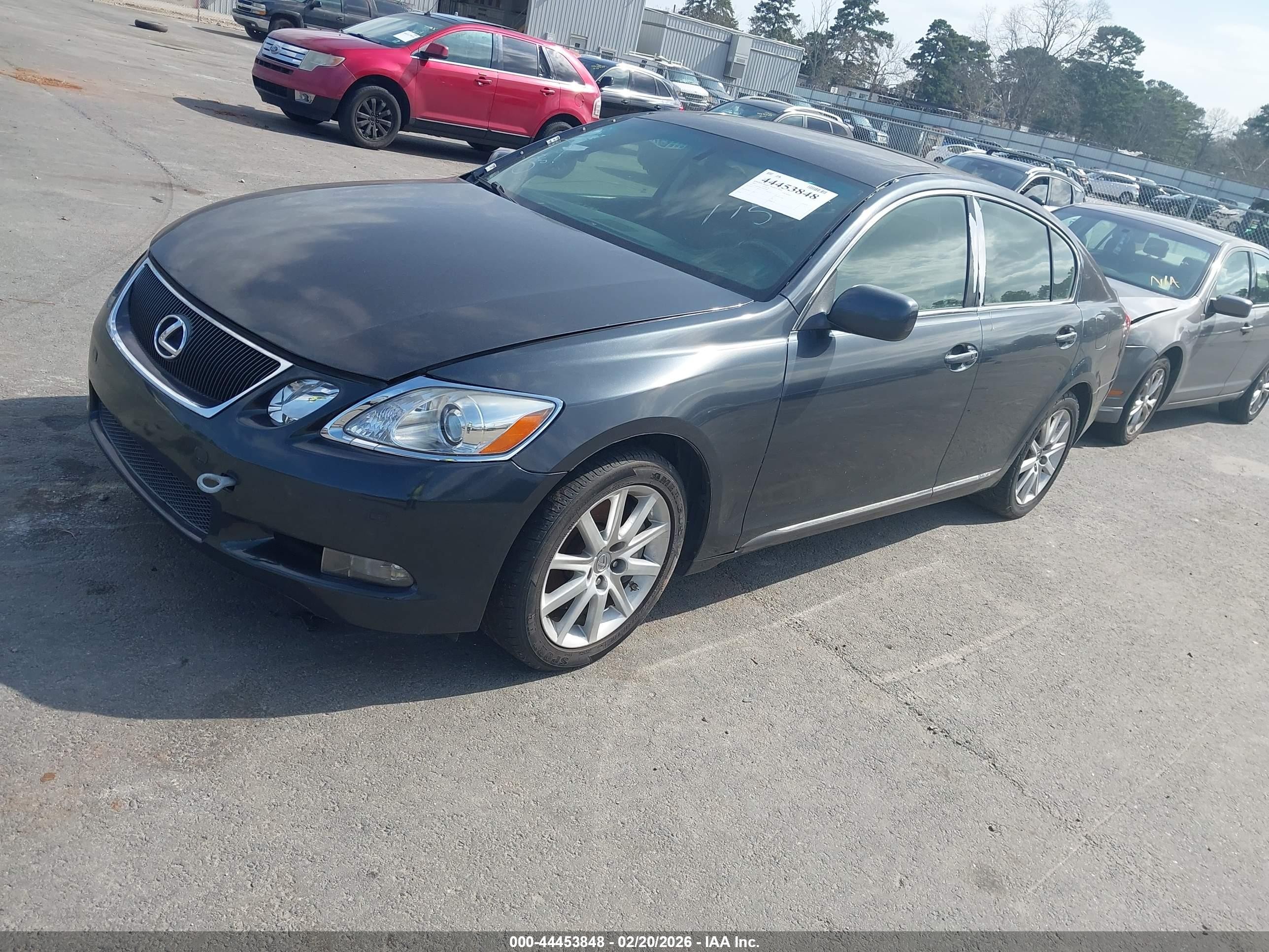 2007 Lexus Gs 450h   Серый vin: JTHBC96S775010968