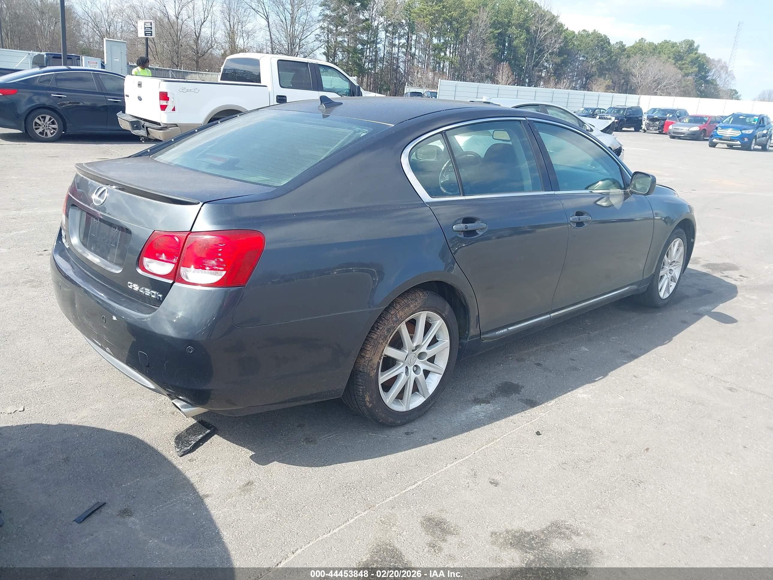 2007 Lexus Gs 450h   Серый vin: JTHBC96S775010968