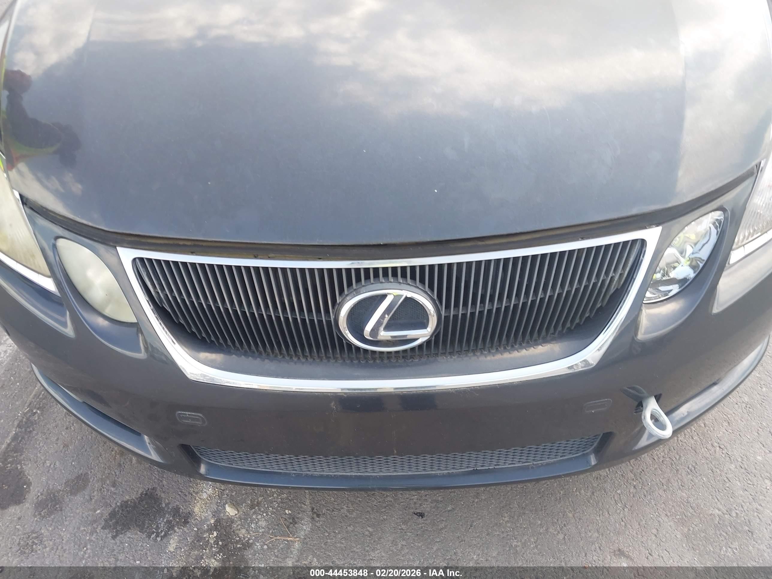 2007 Lexus Gs 450h   Серый vin: JTHBC96S775010968