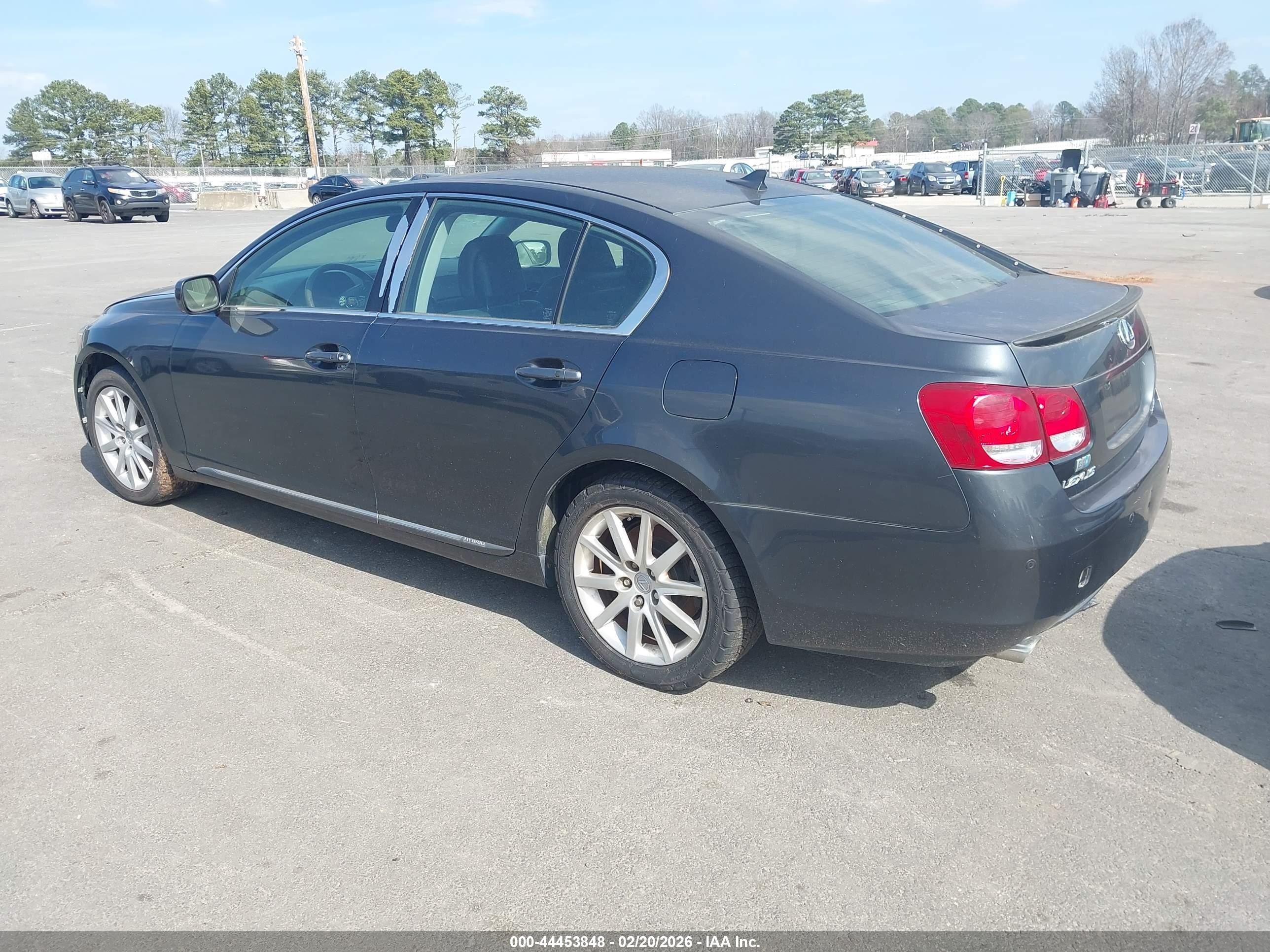 2007 Lexus Gs 450h   Серый vin: JTHBC96S775010968
