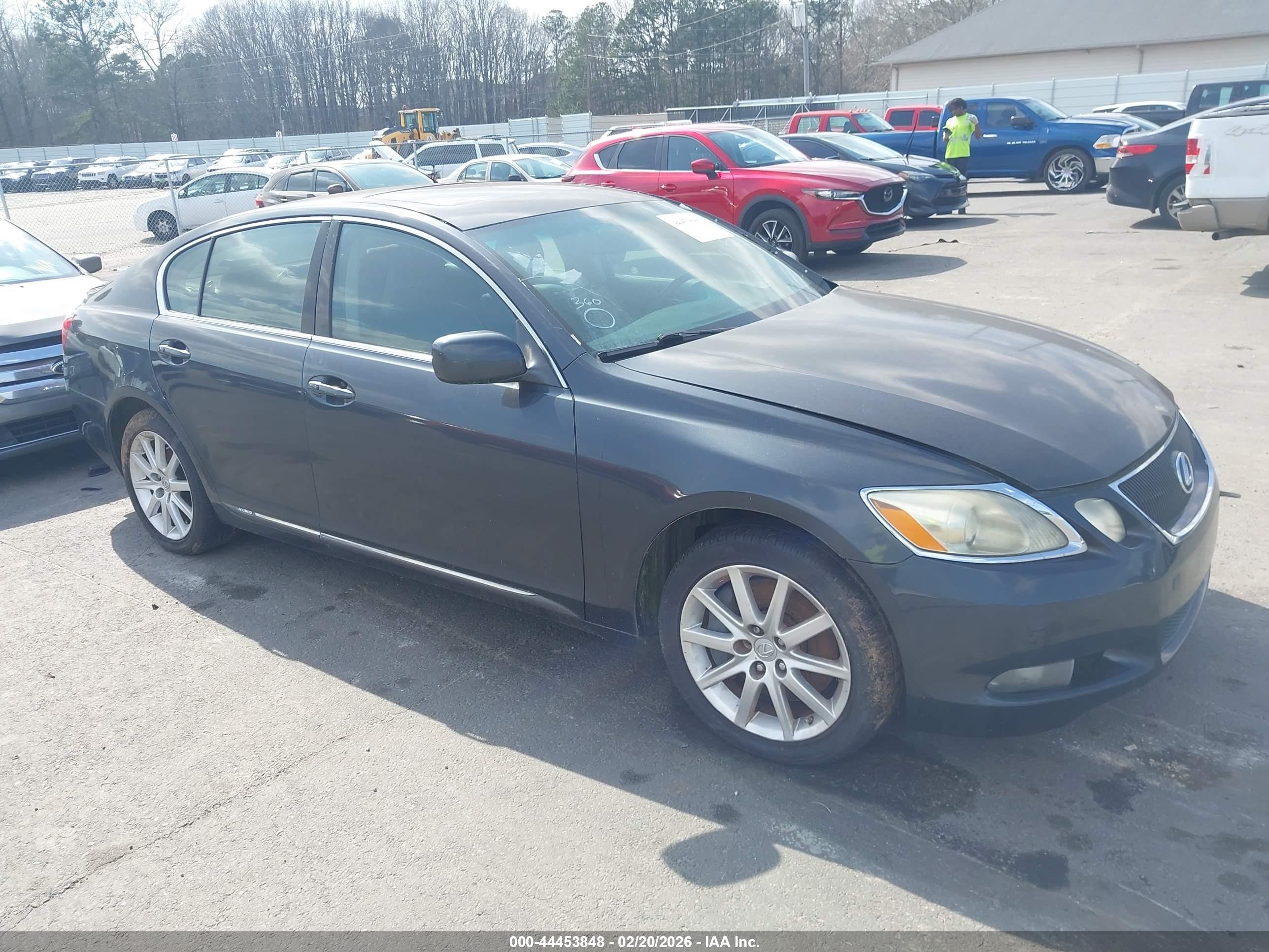 2007 Lexus Gs 450h   Серый vin: JTHBC96S775010968