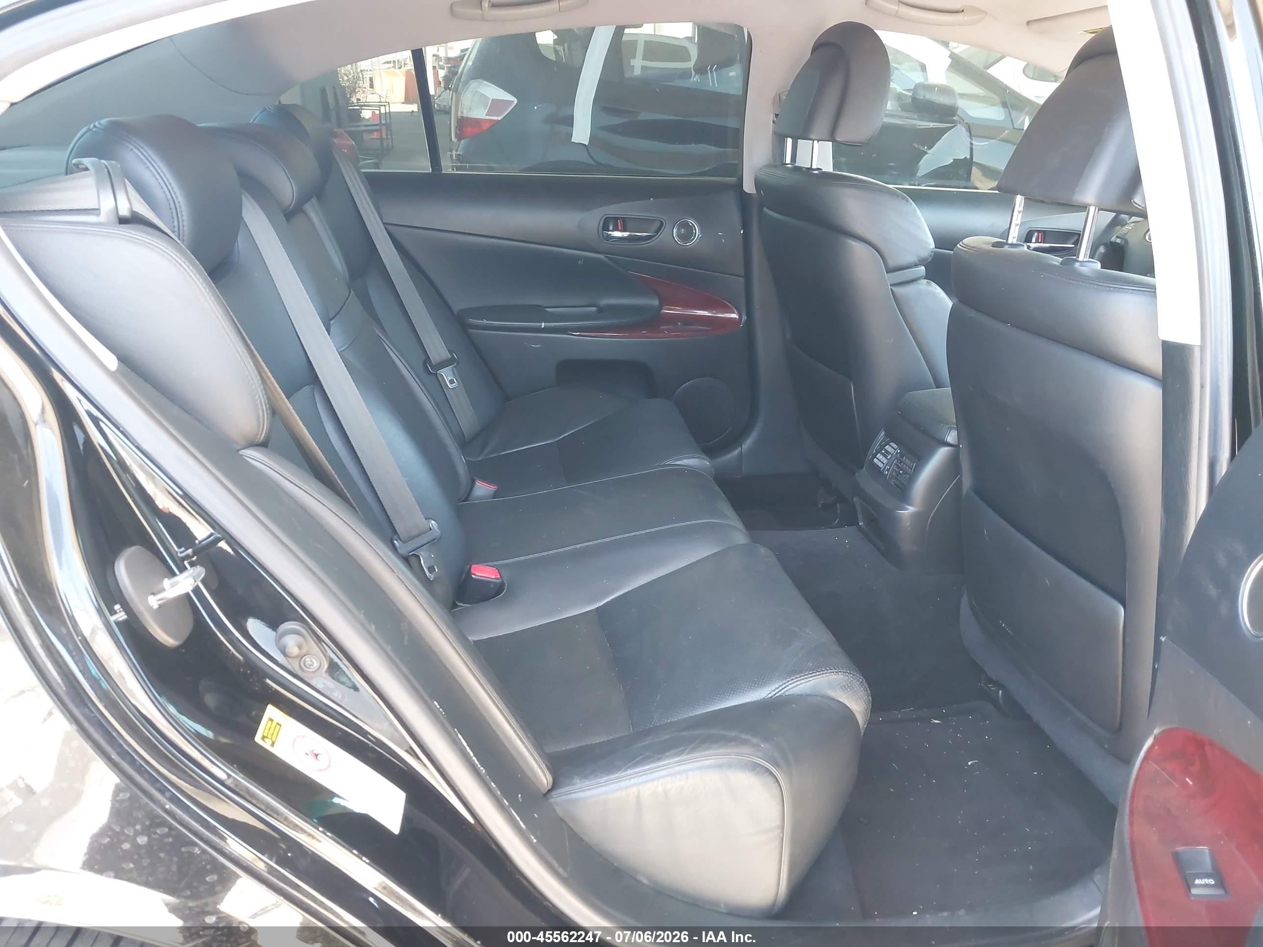 2007 Lexus Gs 450h   Черный vin: JTHBC96S875006881