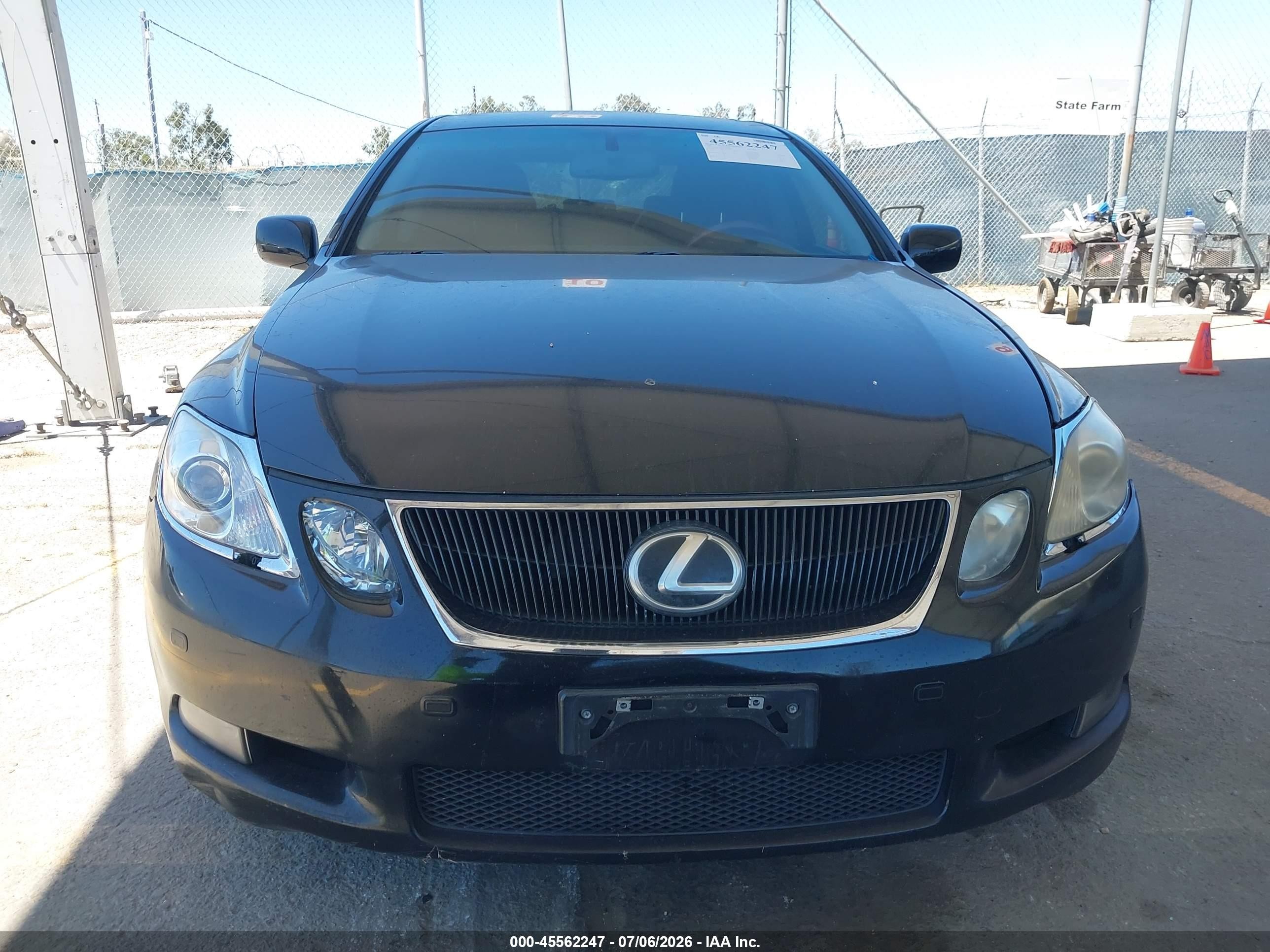 2007 Lexus Gs 450h   Черный vin: JTHBC96S875006881