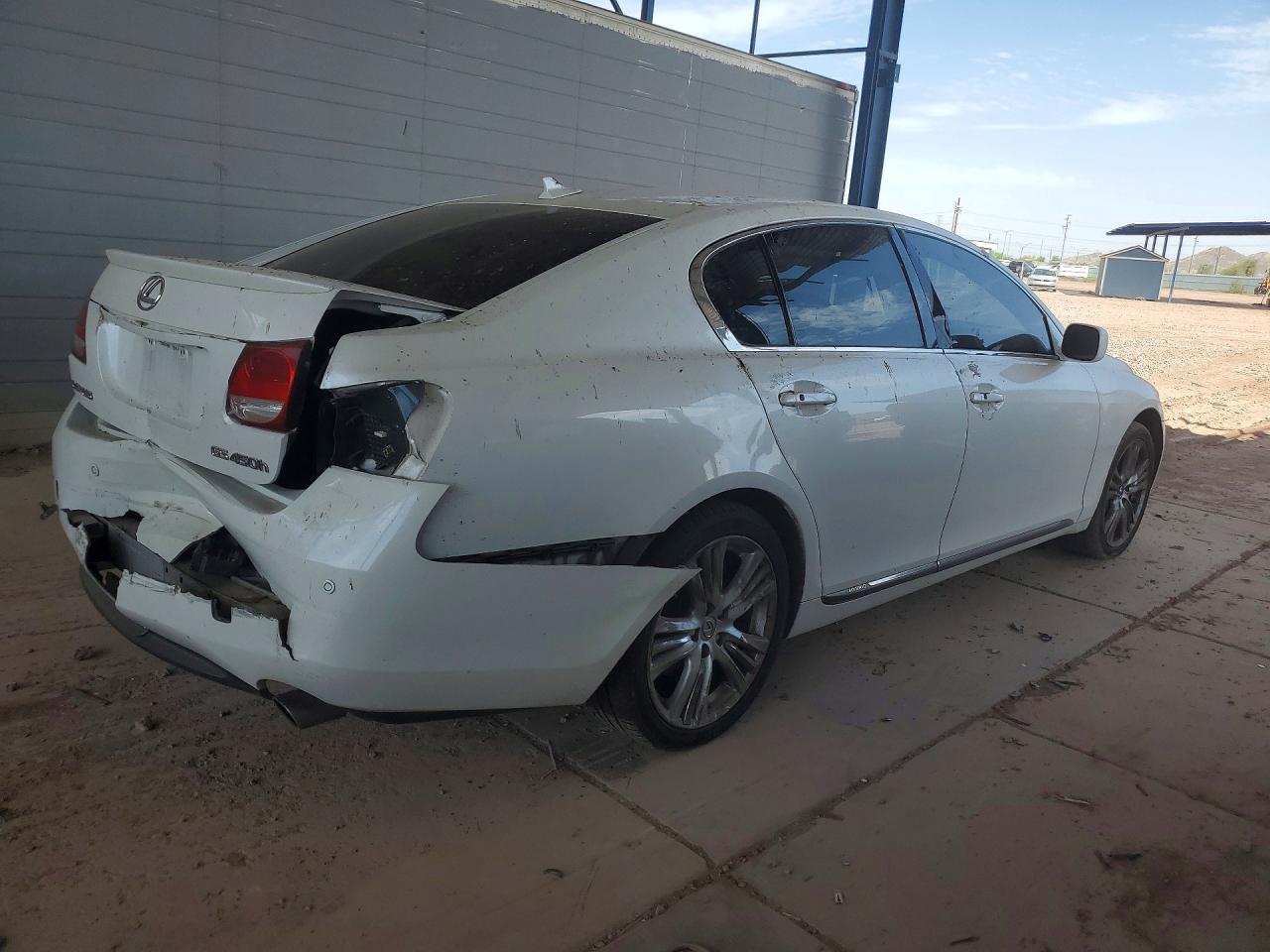 2007 Lexus Gs 450h Белый vin: JTHBC96S875007044