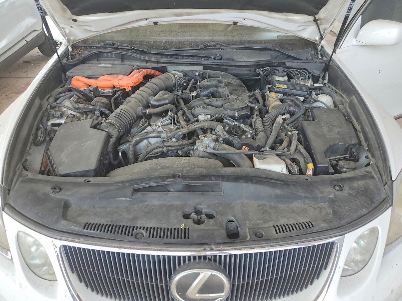 2007 Lexus Gs 450h Белый vin: JTHBC96S875007044