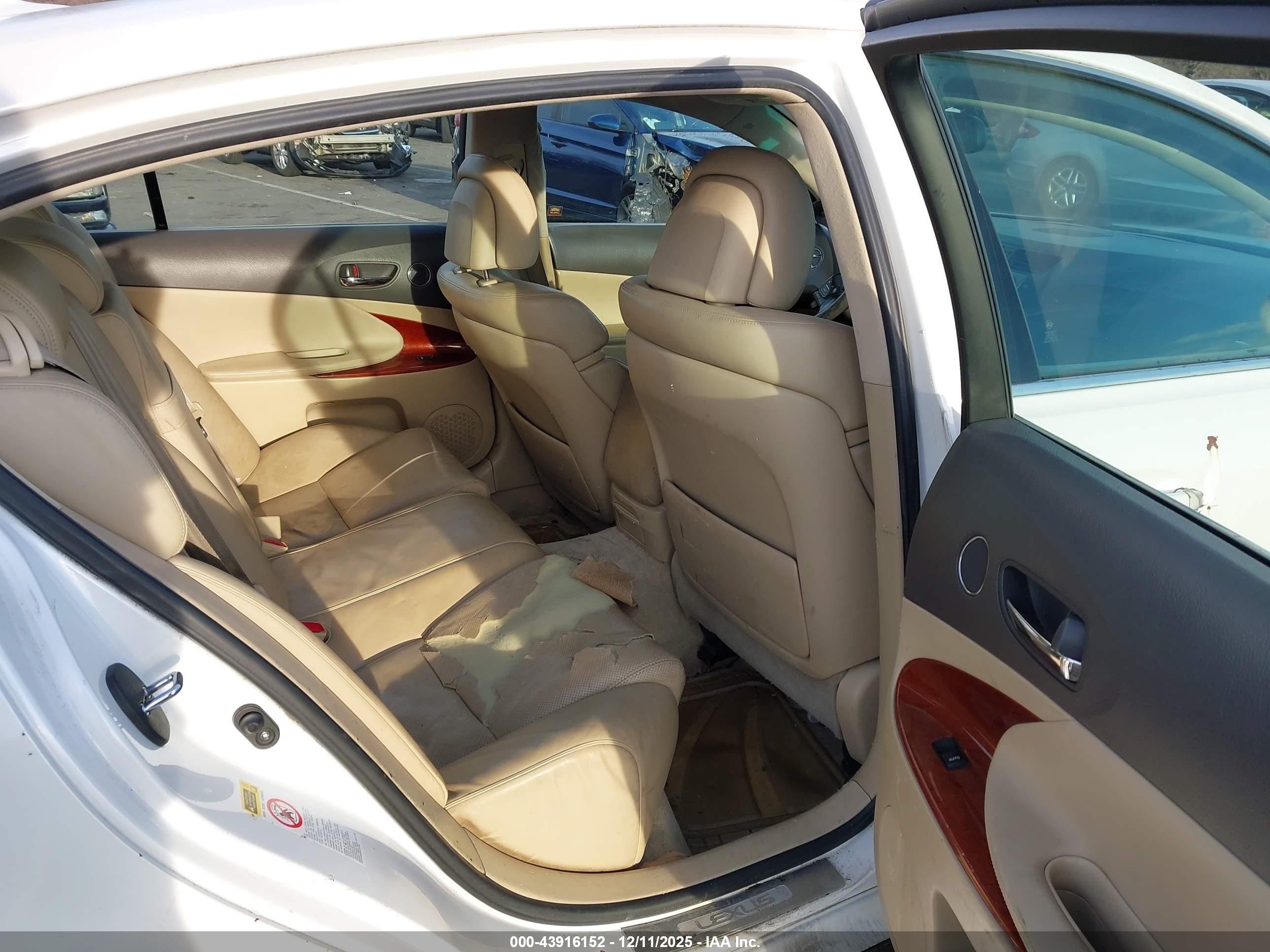 2007 Lexus Gs 450h   Белый vin: JTHBC96S975006842