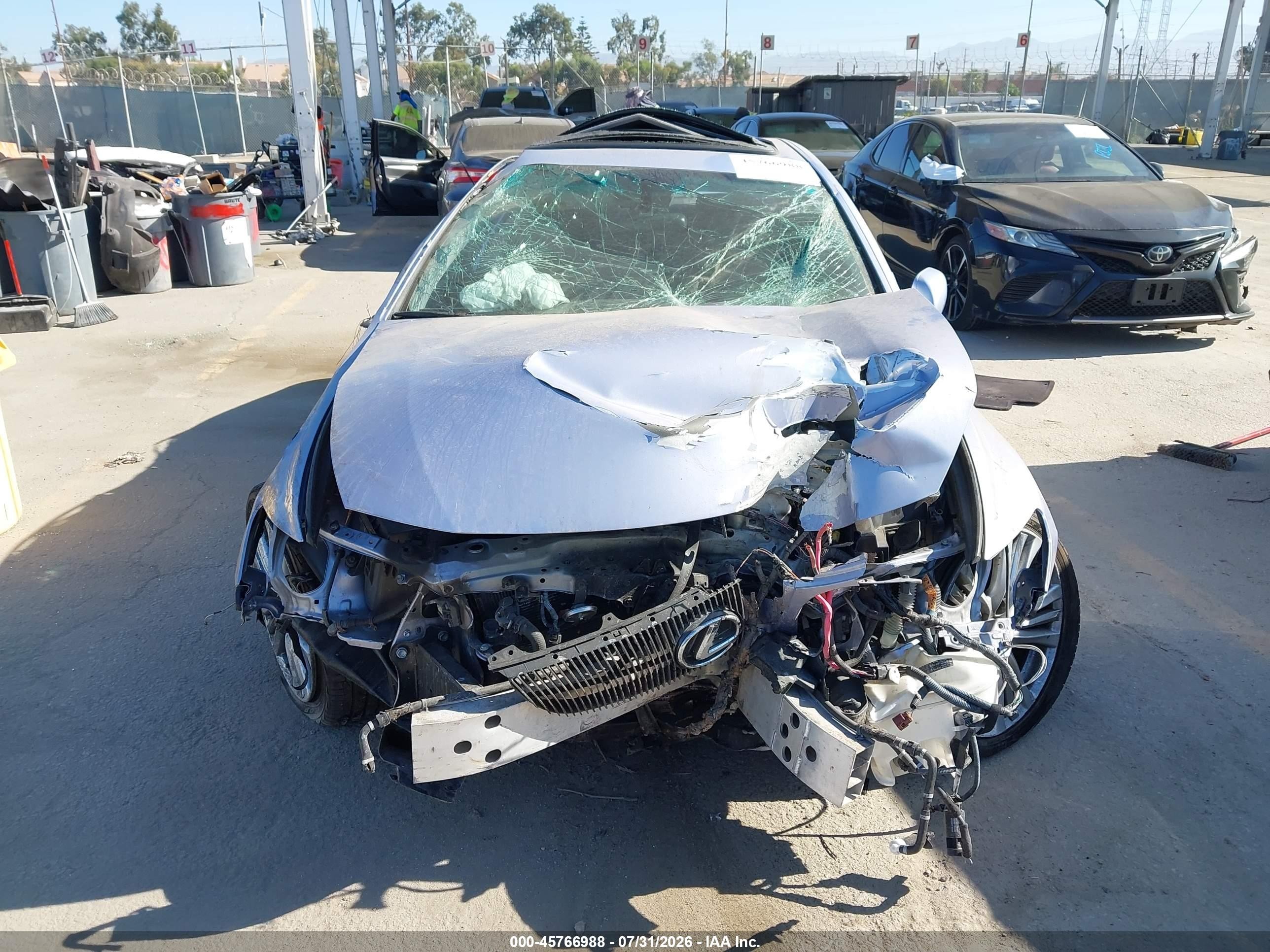 2007 Lexus Gs 450h   Light Blue vin: JTHBC96SX75000502