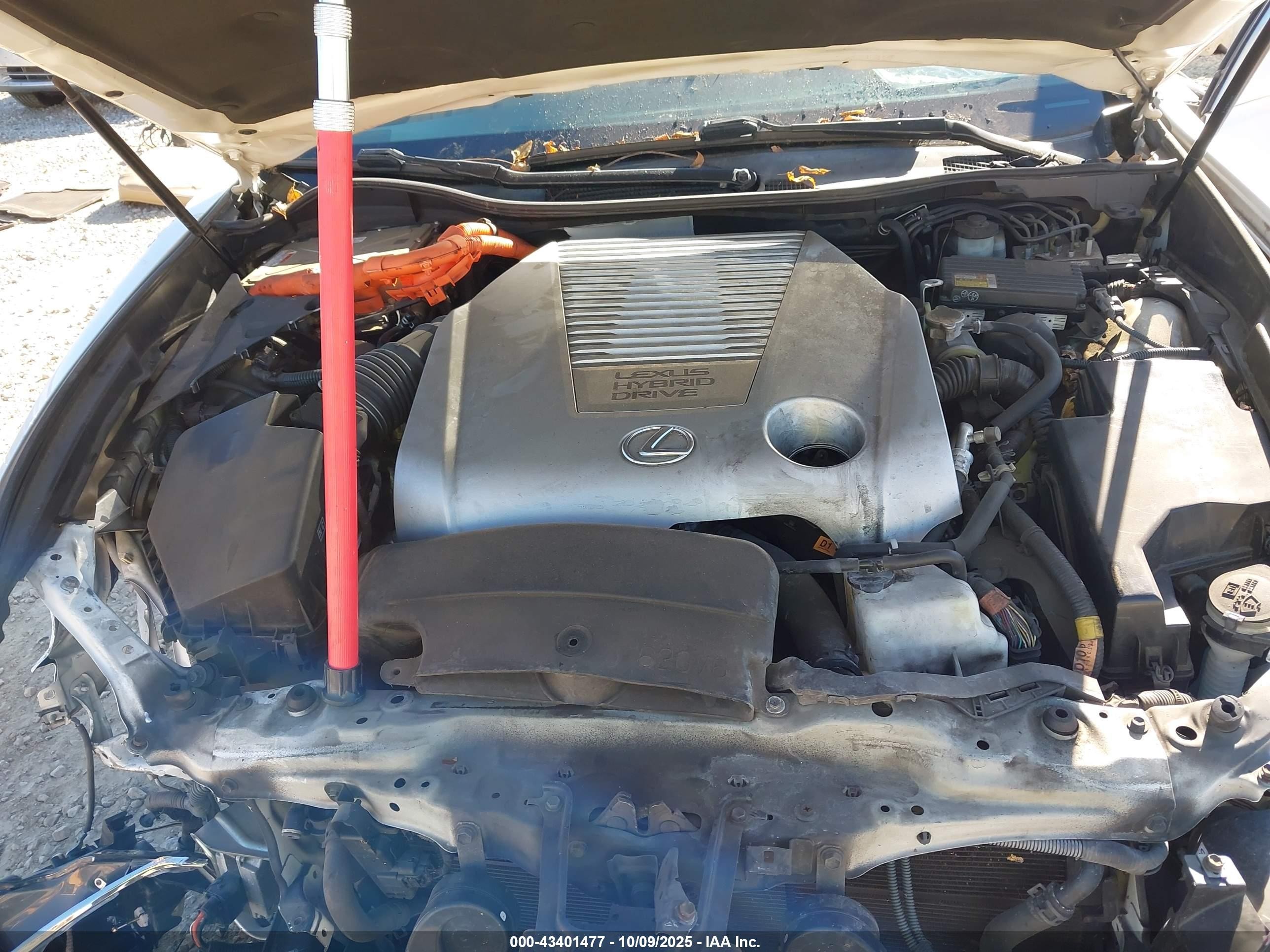 2007 Lexus Gs 450h   Белый vin: JTHBC96SX75005487
