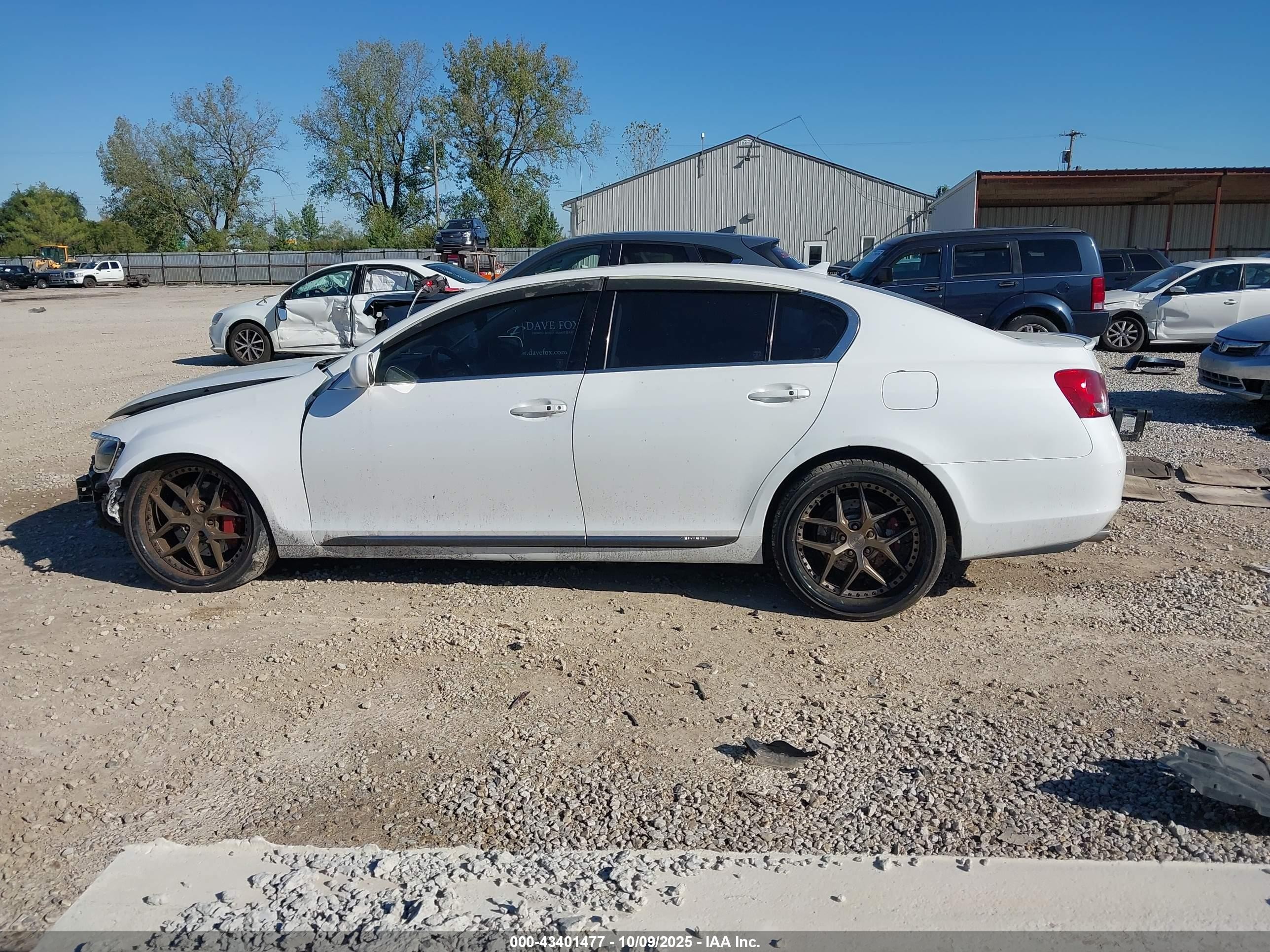 2007 Lexus Gs 450h   Белый vin: JTHBC96SX75005487