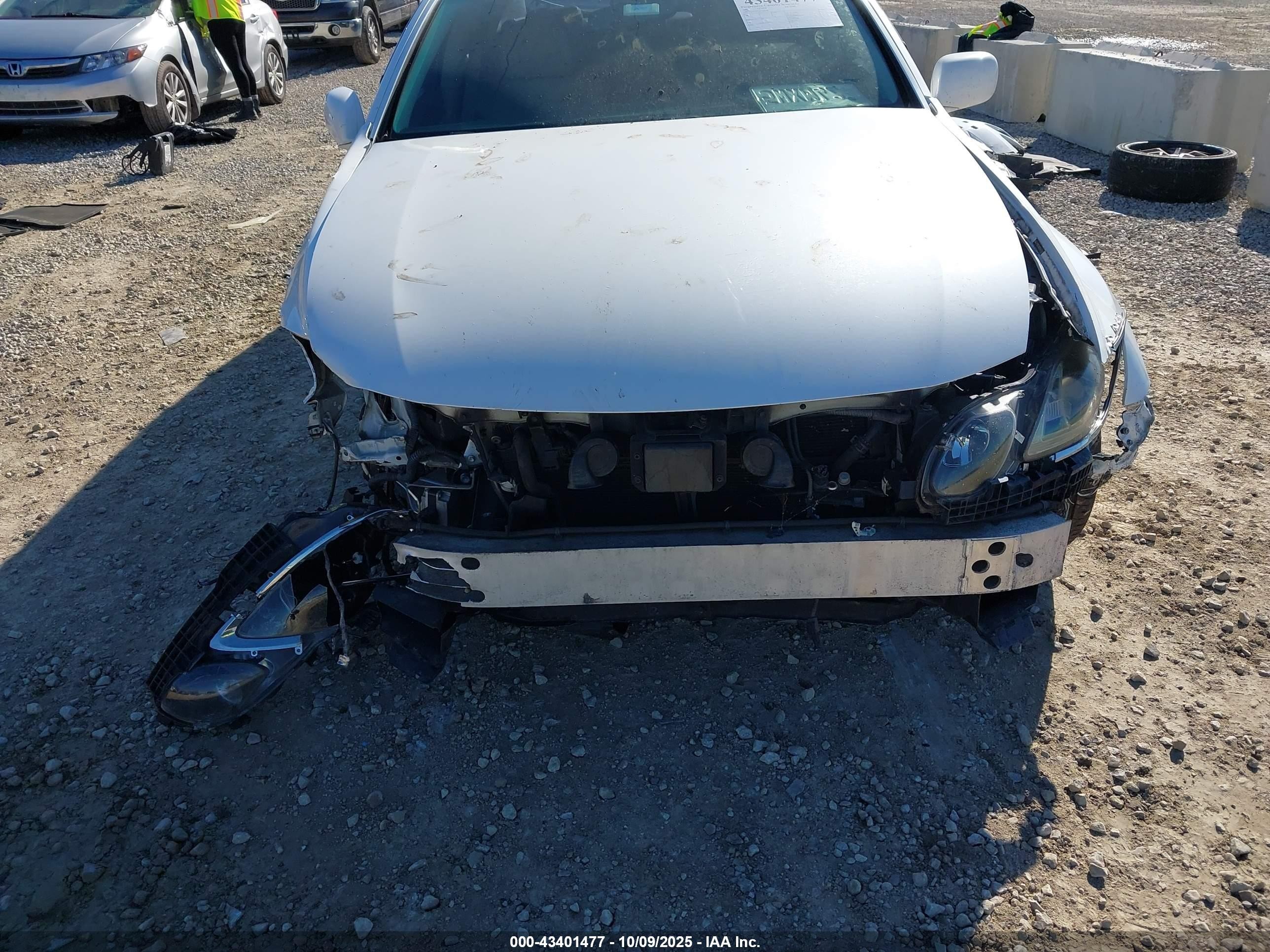 2007 Lexus Gs 450h   Белый vin: JTHBC96SX75005487